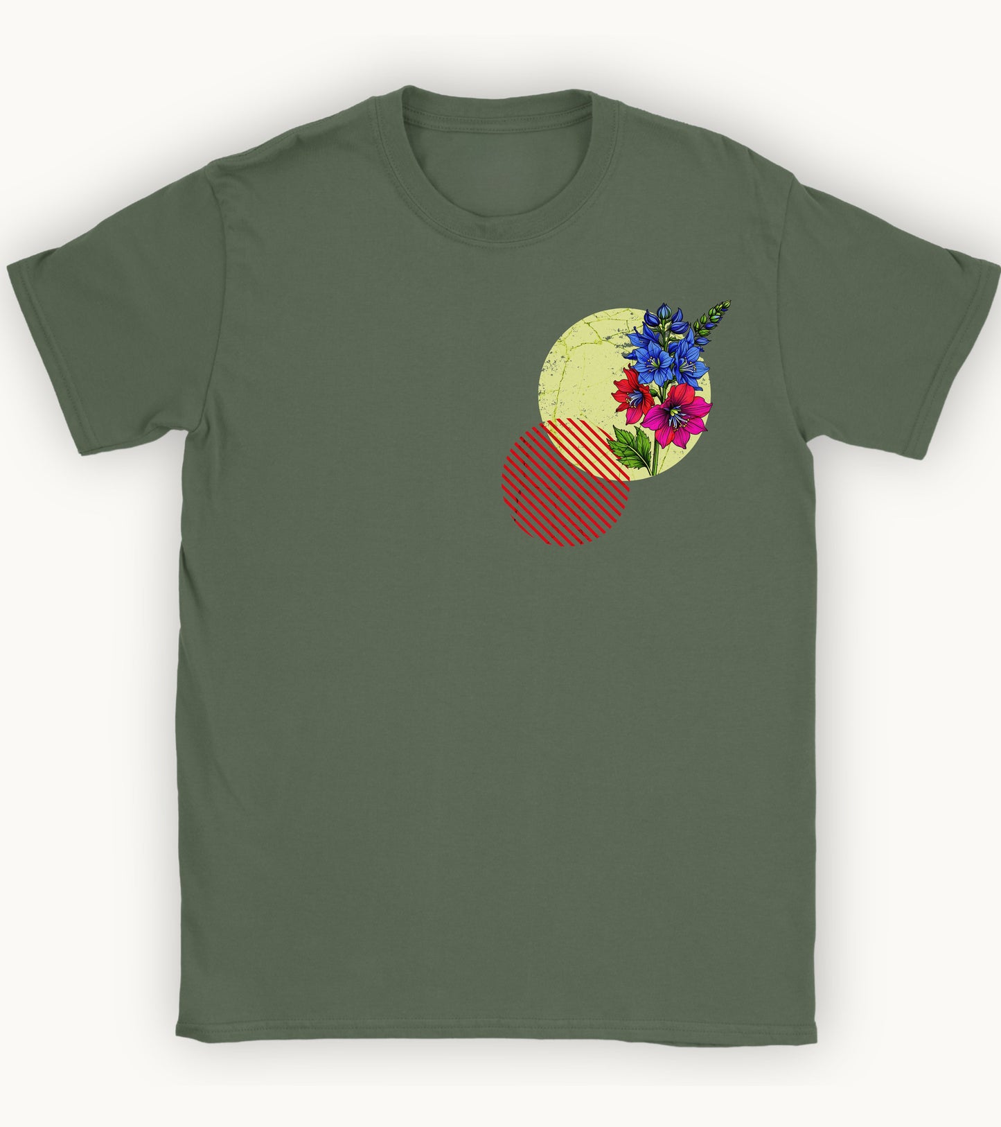 Delphinium, birth month july flower T-shirt