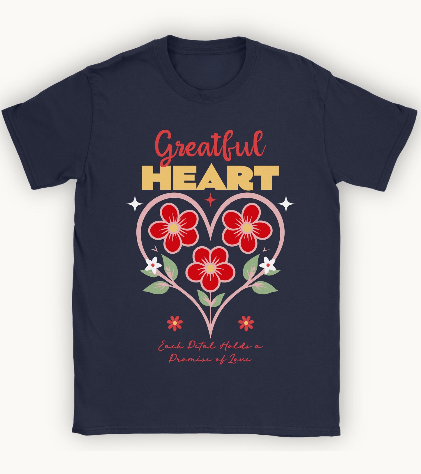 Grateful heart t-shirt.