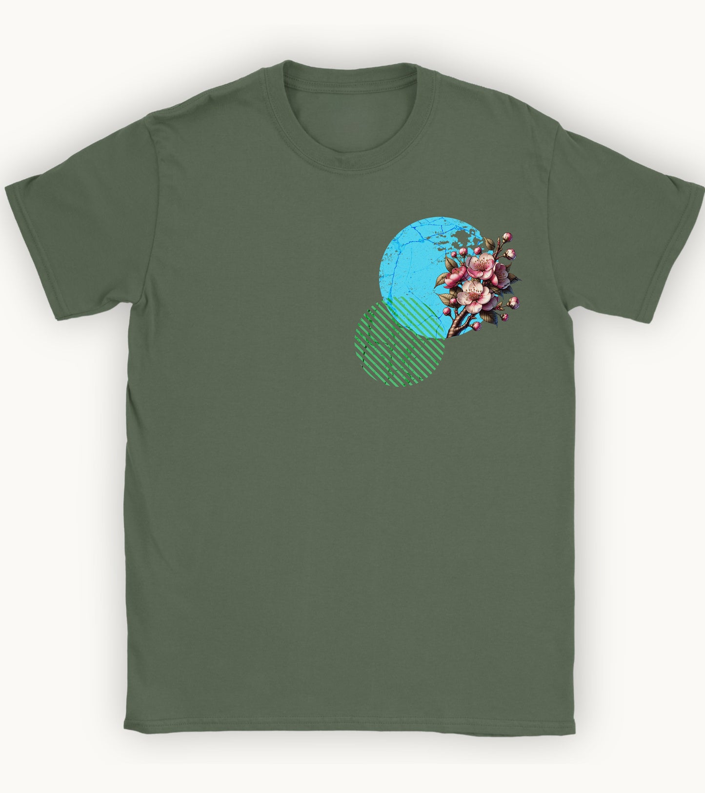 The Hawthorn, birth month May flower T-shirt.