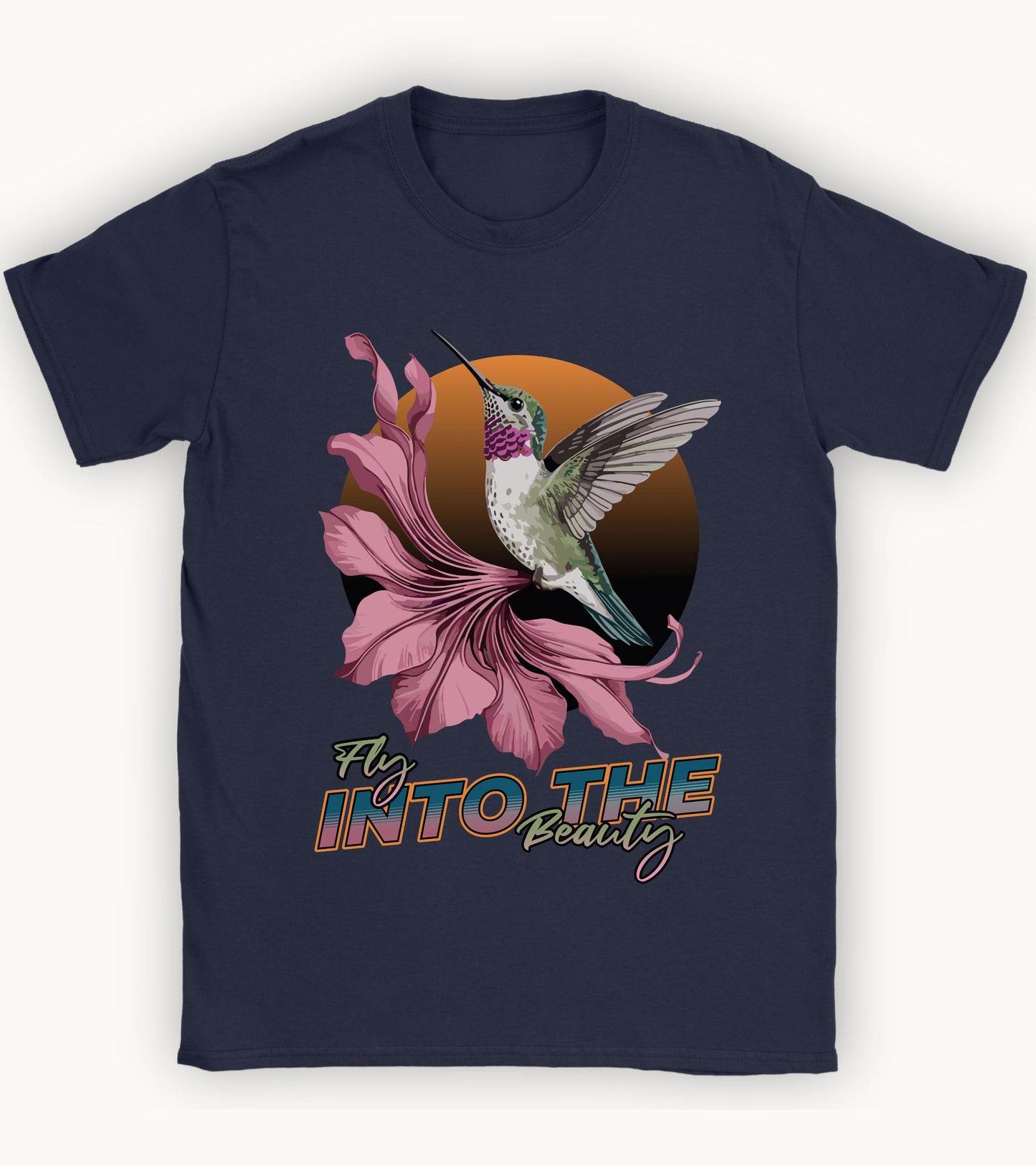 Fly into the beauty t-shirt.