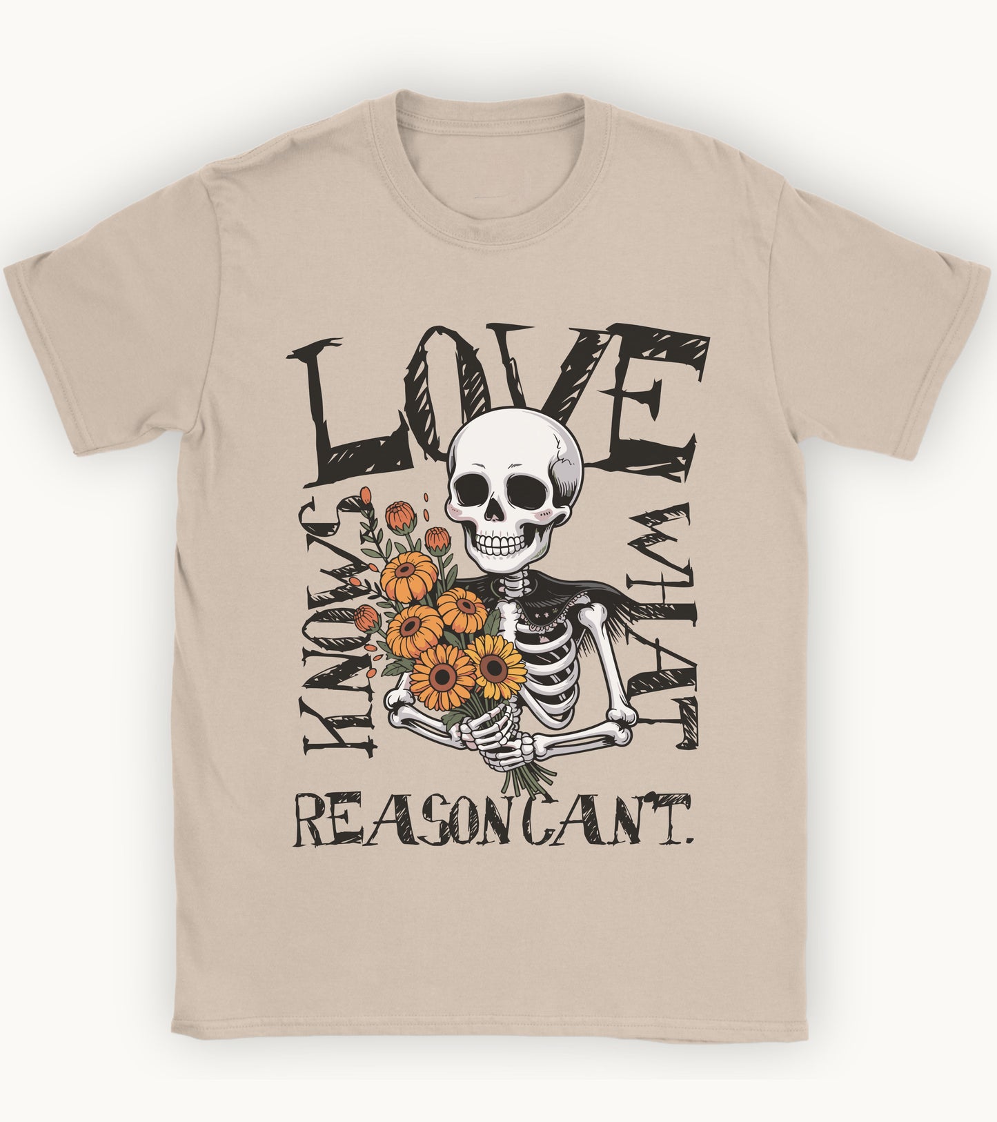 Love knows what T-shirt.