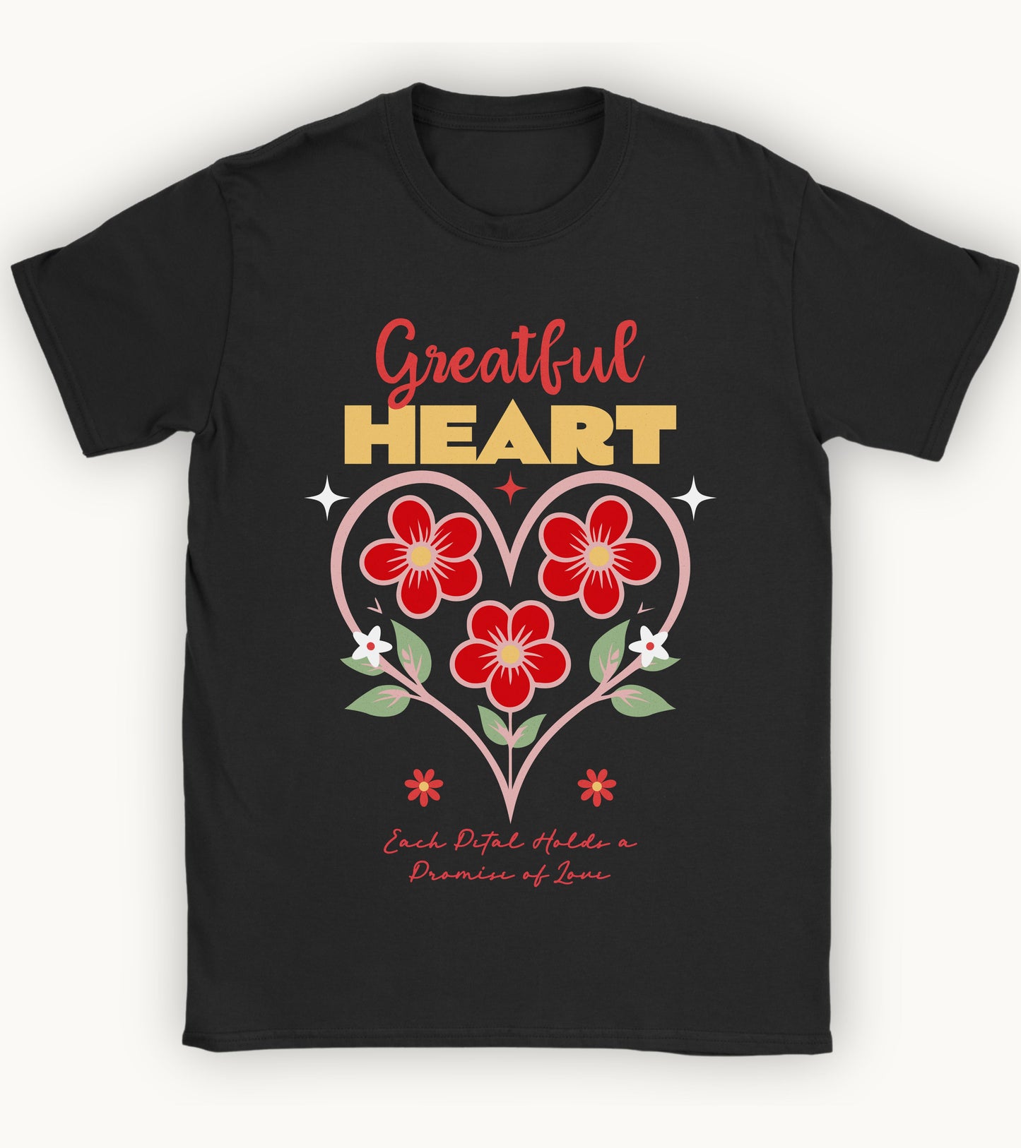 Grateful heart t-shirt.