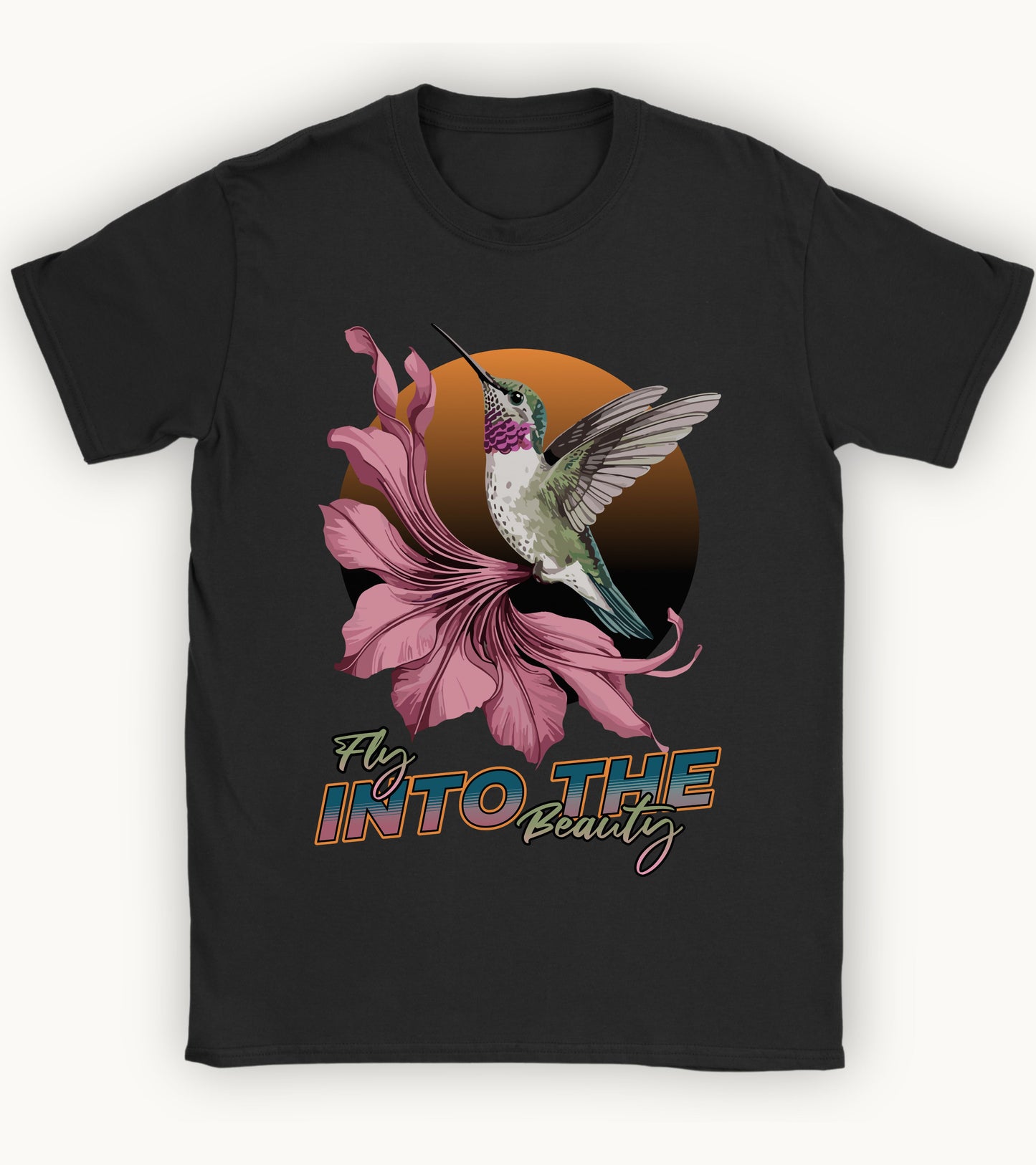 Fly into the beauty t-shirt.
