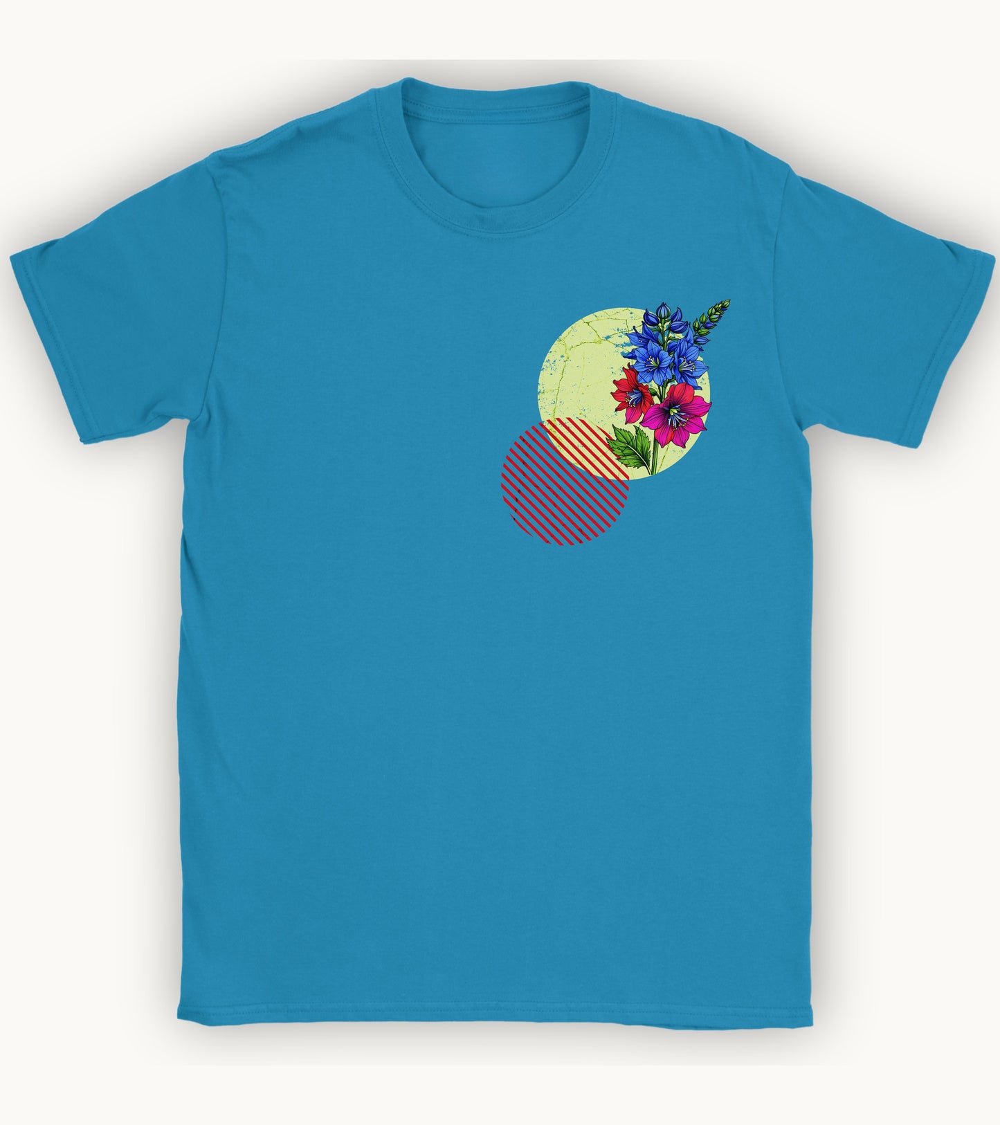 Delphinium, birth month july flower T-shirt