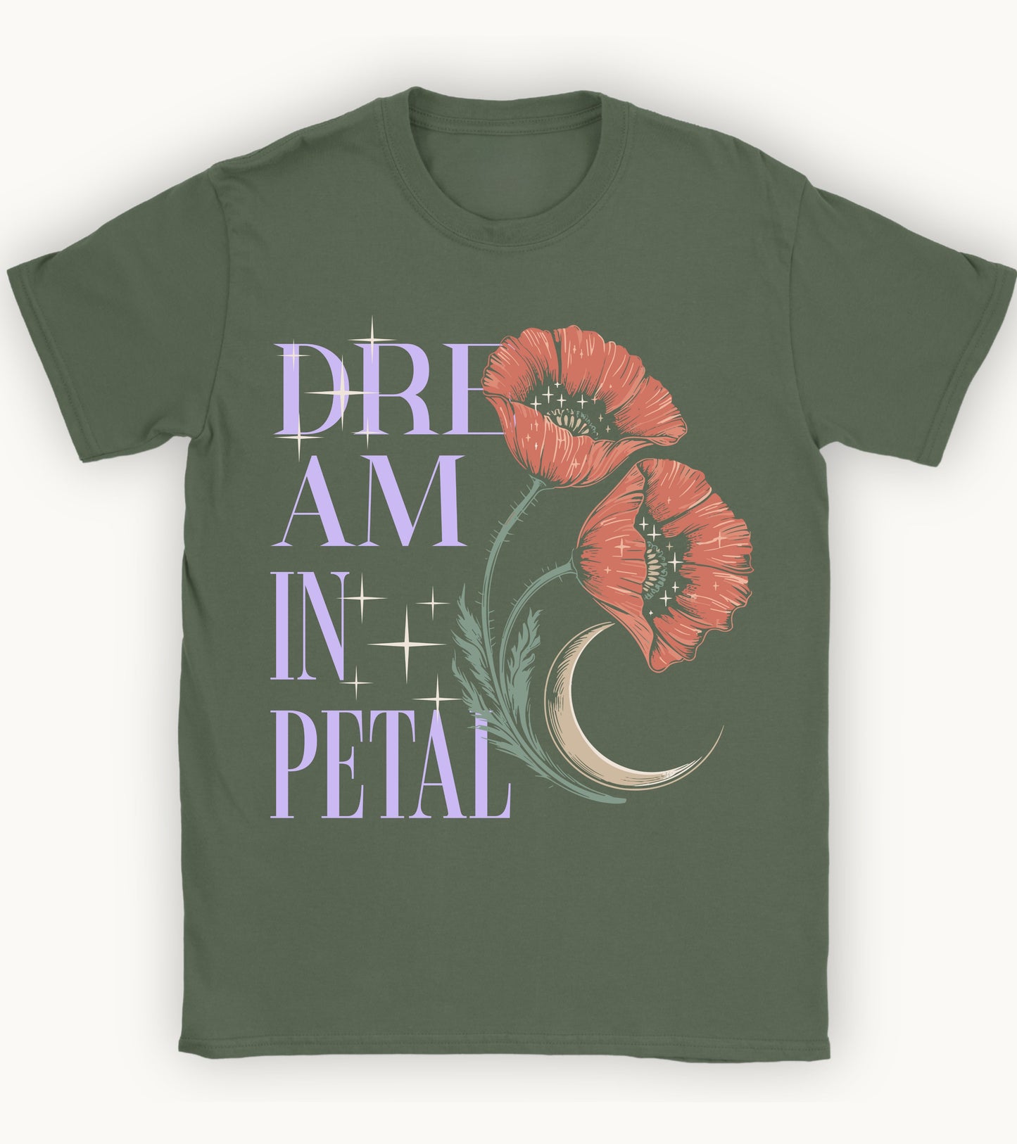 Dream in petal T-shirt.