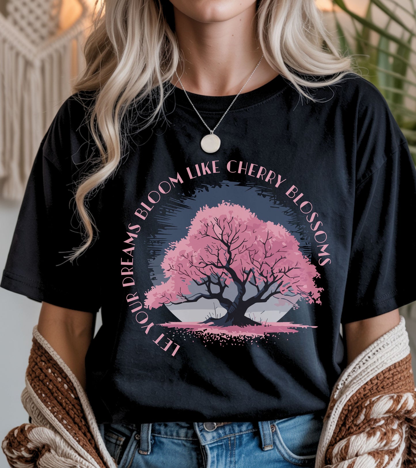 Cherry blossom t-shirt.