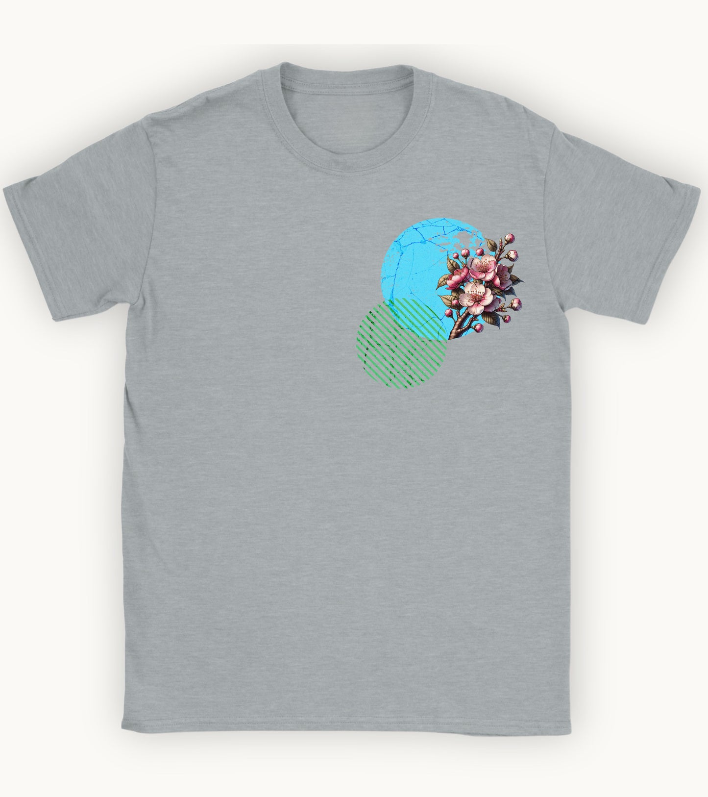 The Hawthorn, birth month May flower T-shirt.