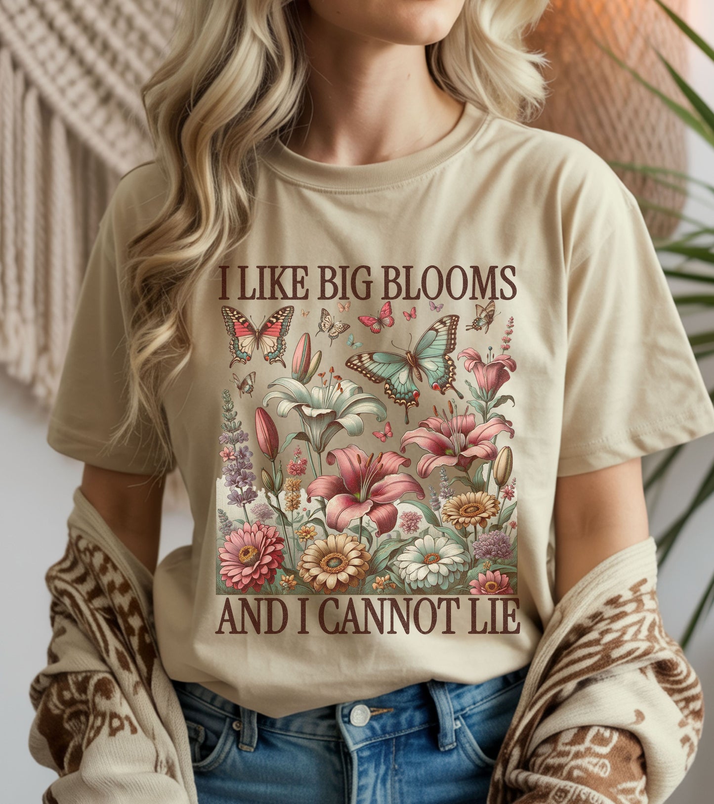 I like big blooms and I cannot lie t-shirt.