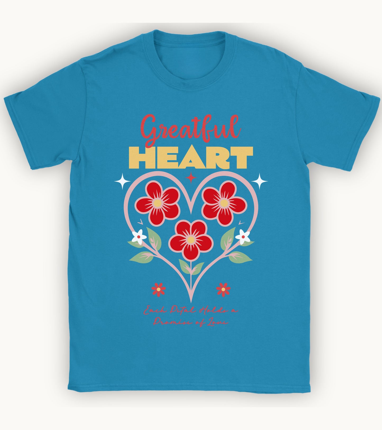 Grateful heart t-shirt.