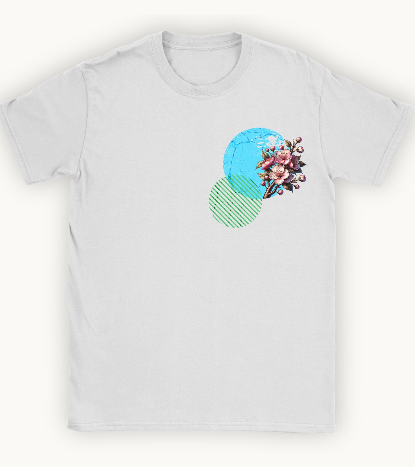 The Hawthorn, birth month May flower T-shirt.