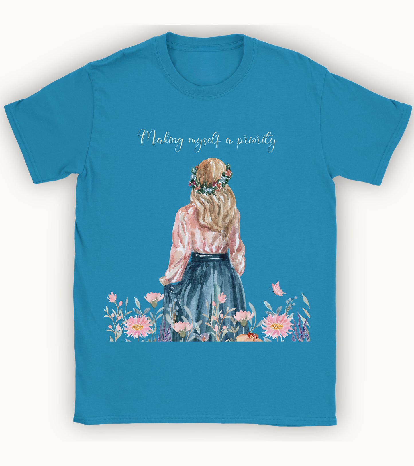 making myself a priority T-shirt