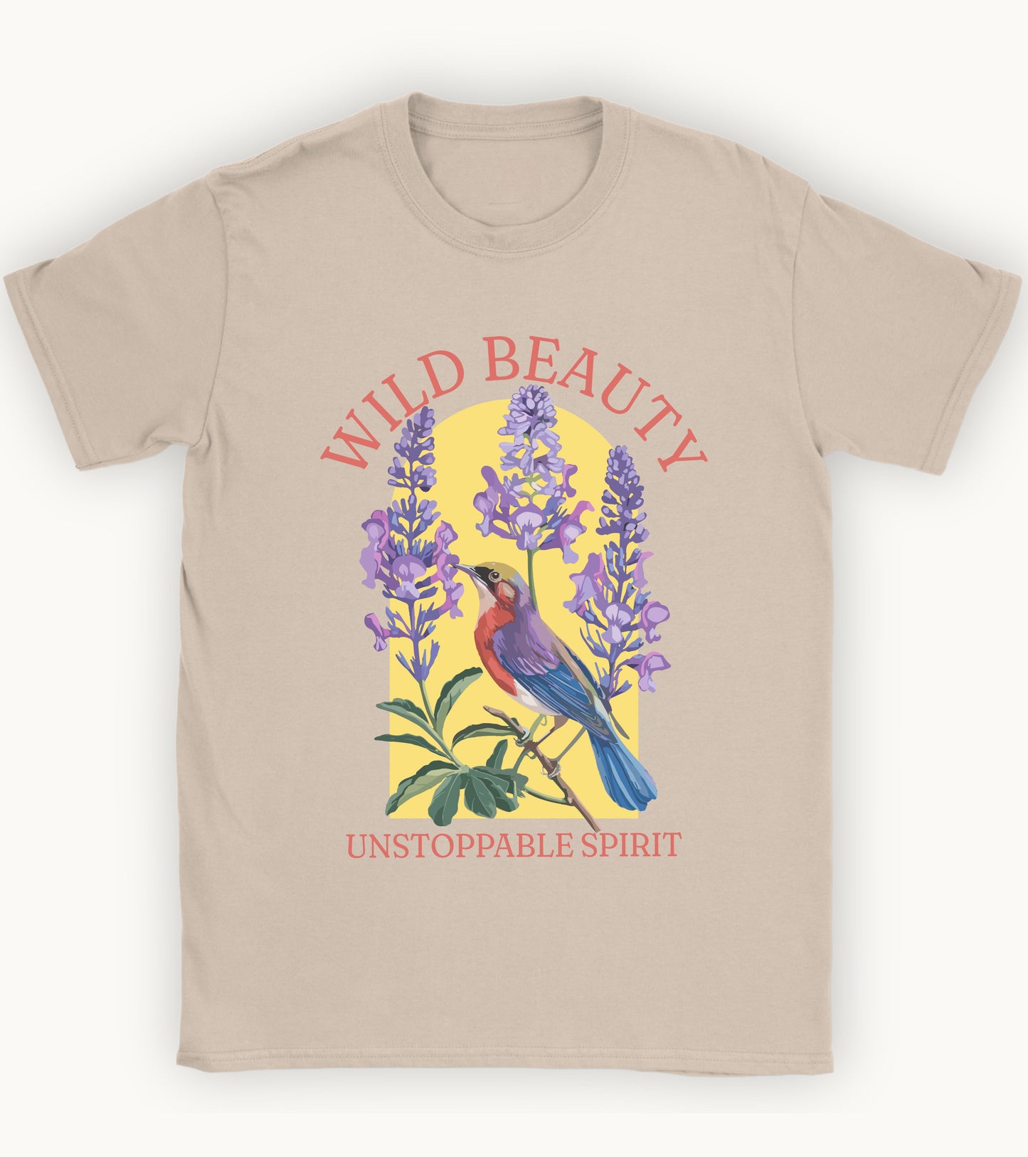 Wild beauty, unstoppable spirit t-shirt.
