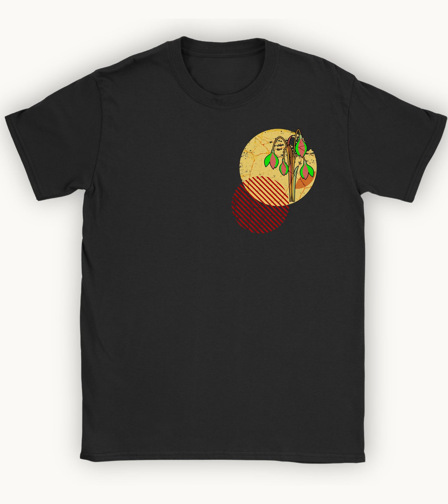 Snow drop, birth month January flower T-shirt