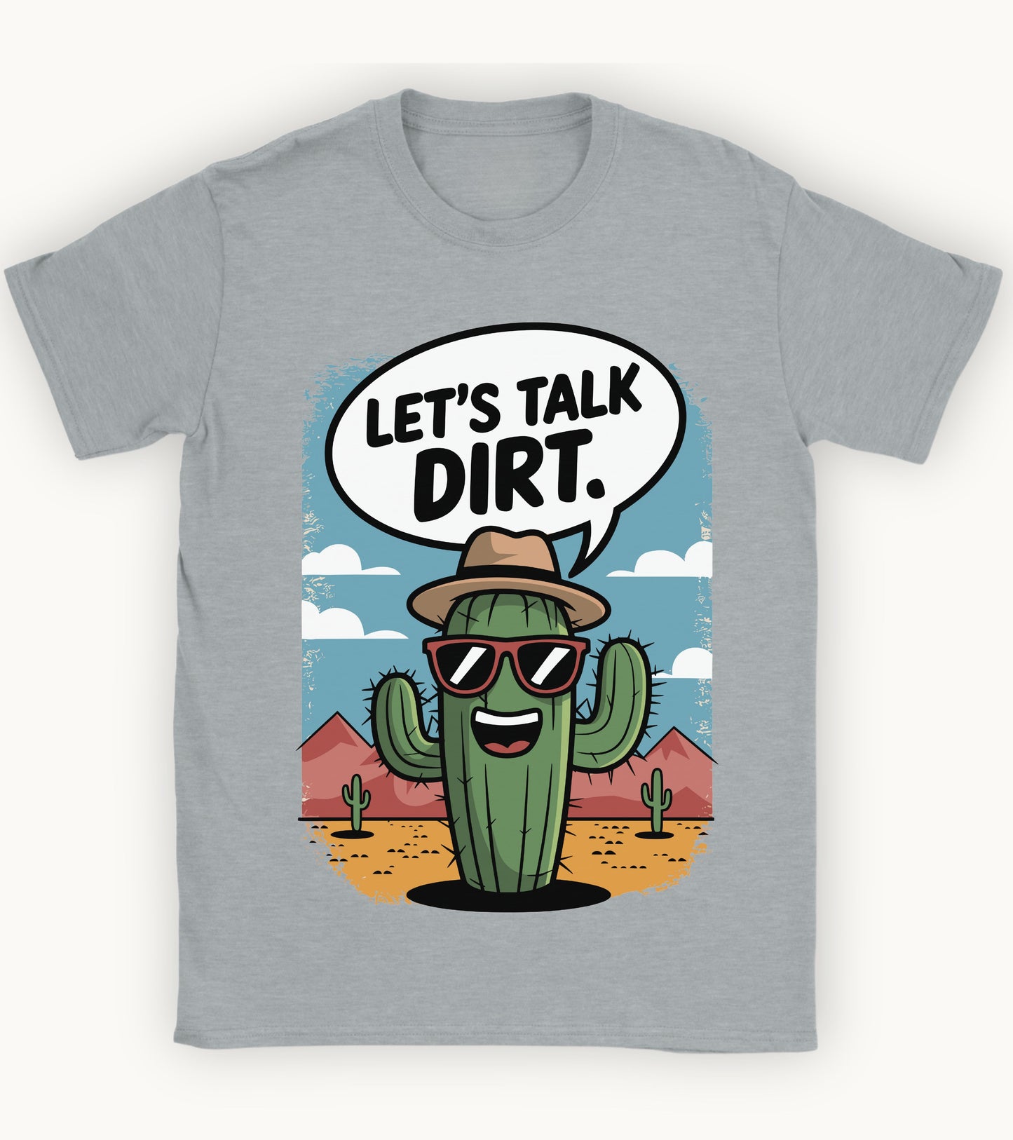Let's talk dirt t-shirt.