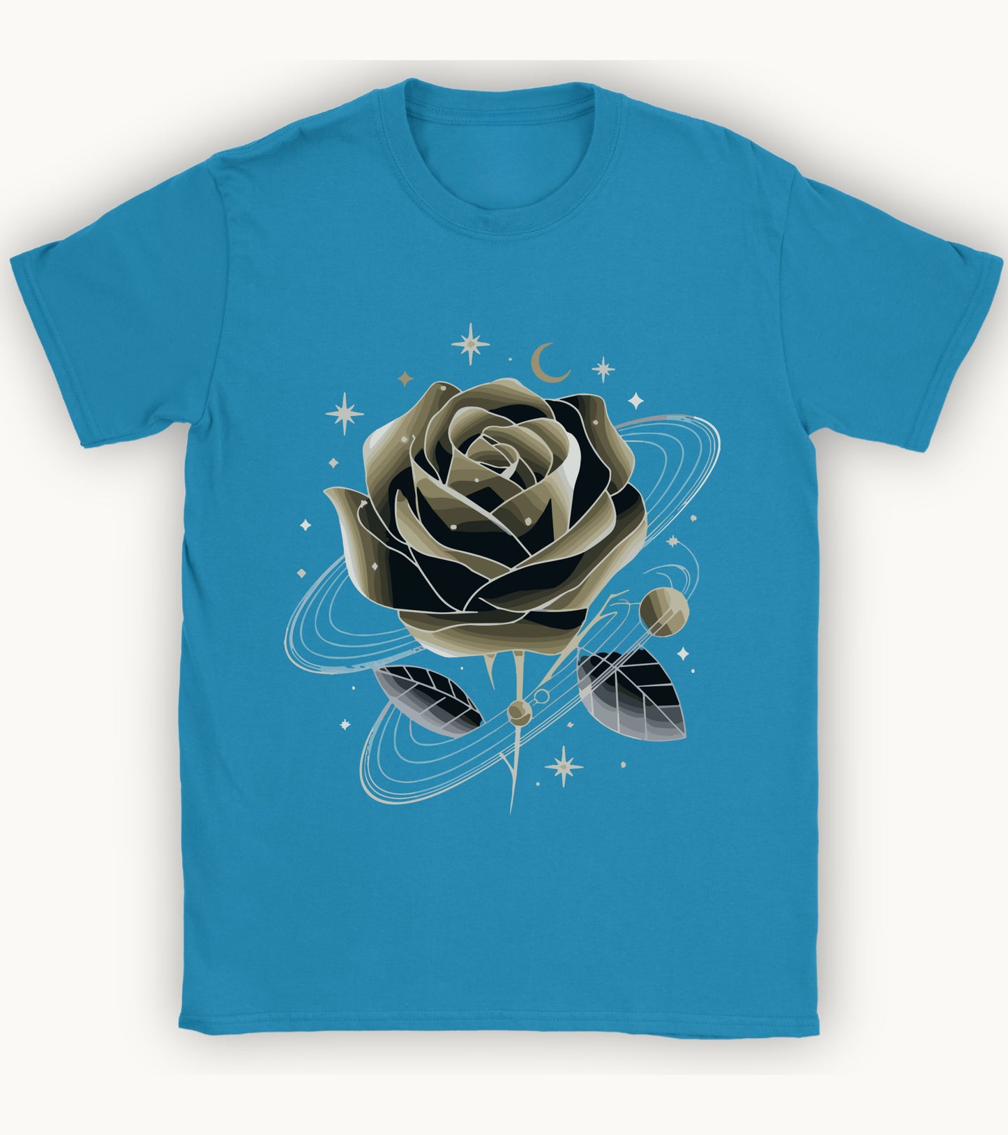 Celestial flower T-shirt.
