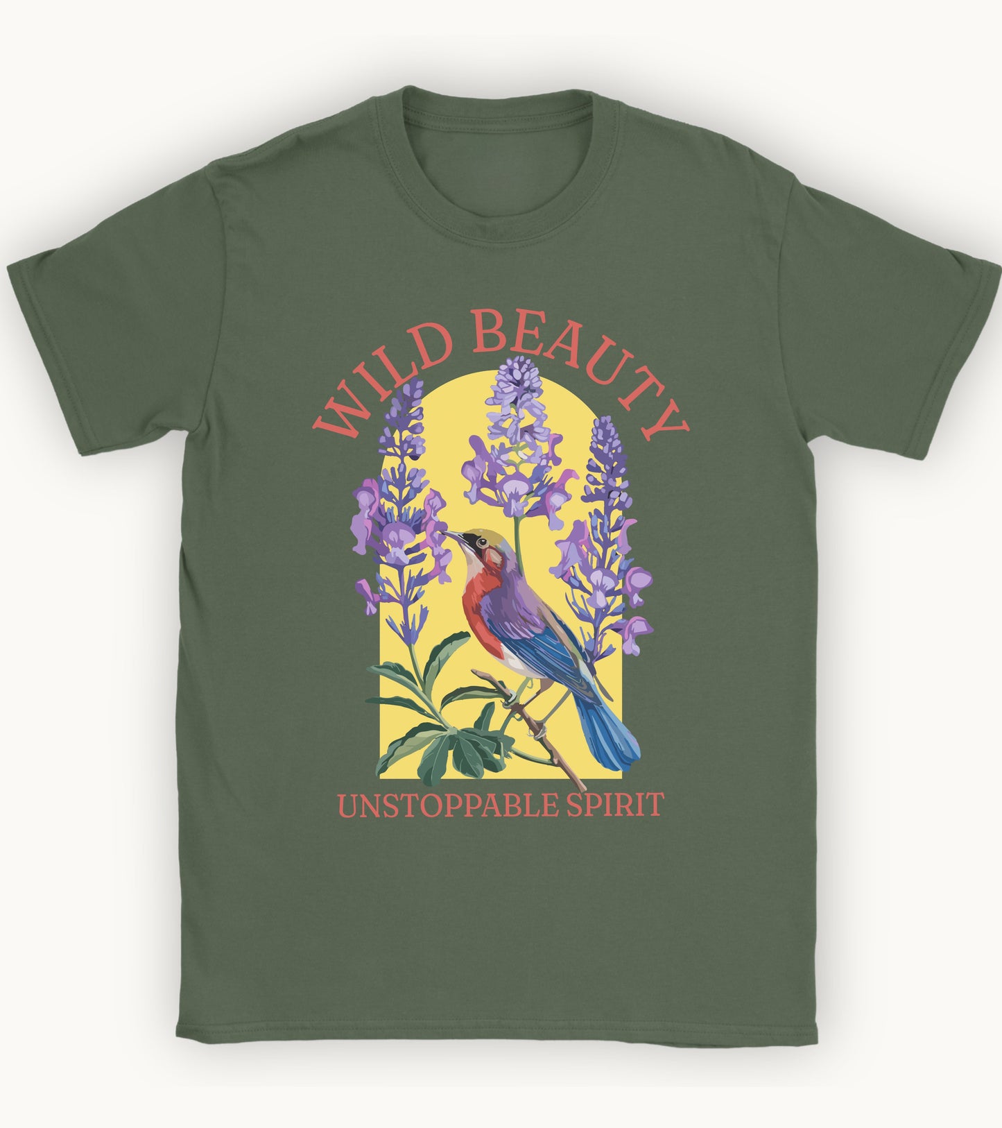 Wild beauty, unstoppable spirit t-shirt.