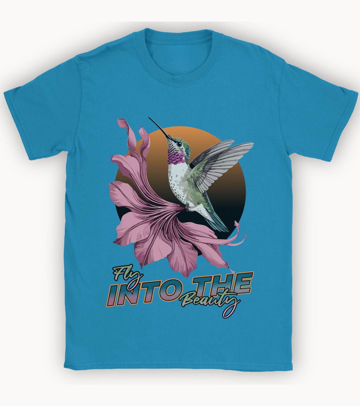 Fly into the beauty t-shirt.