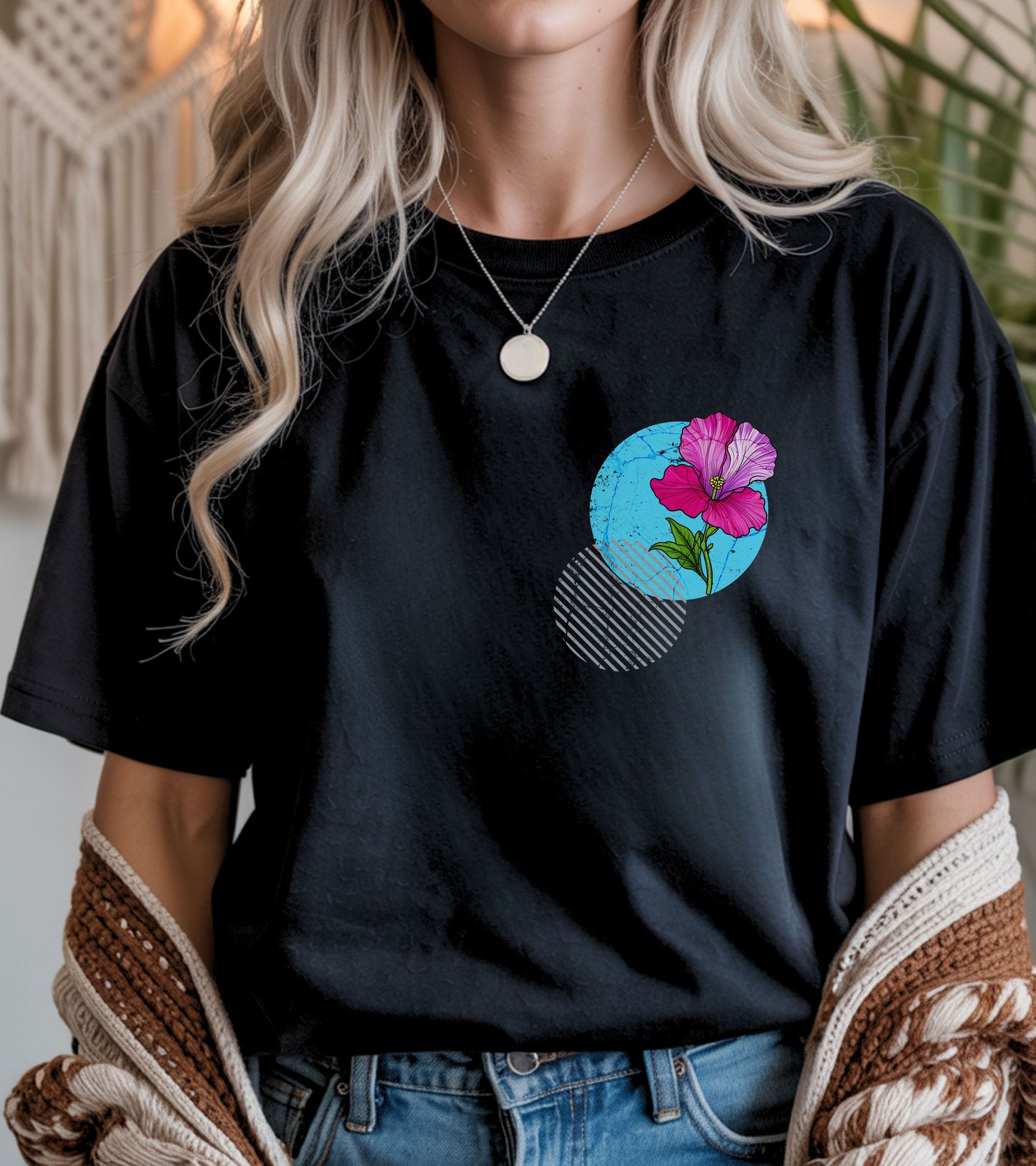 Sweet Pea, birth month April flower T-shirt