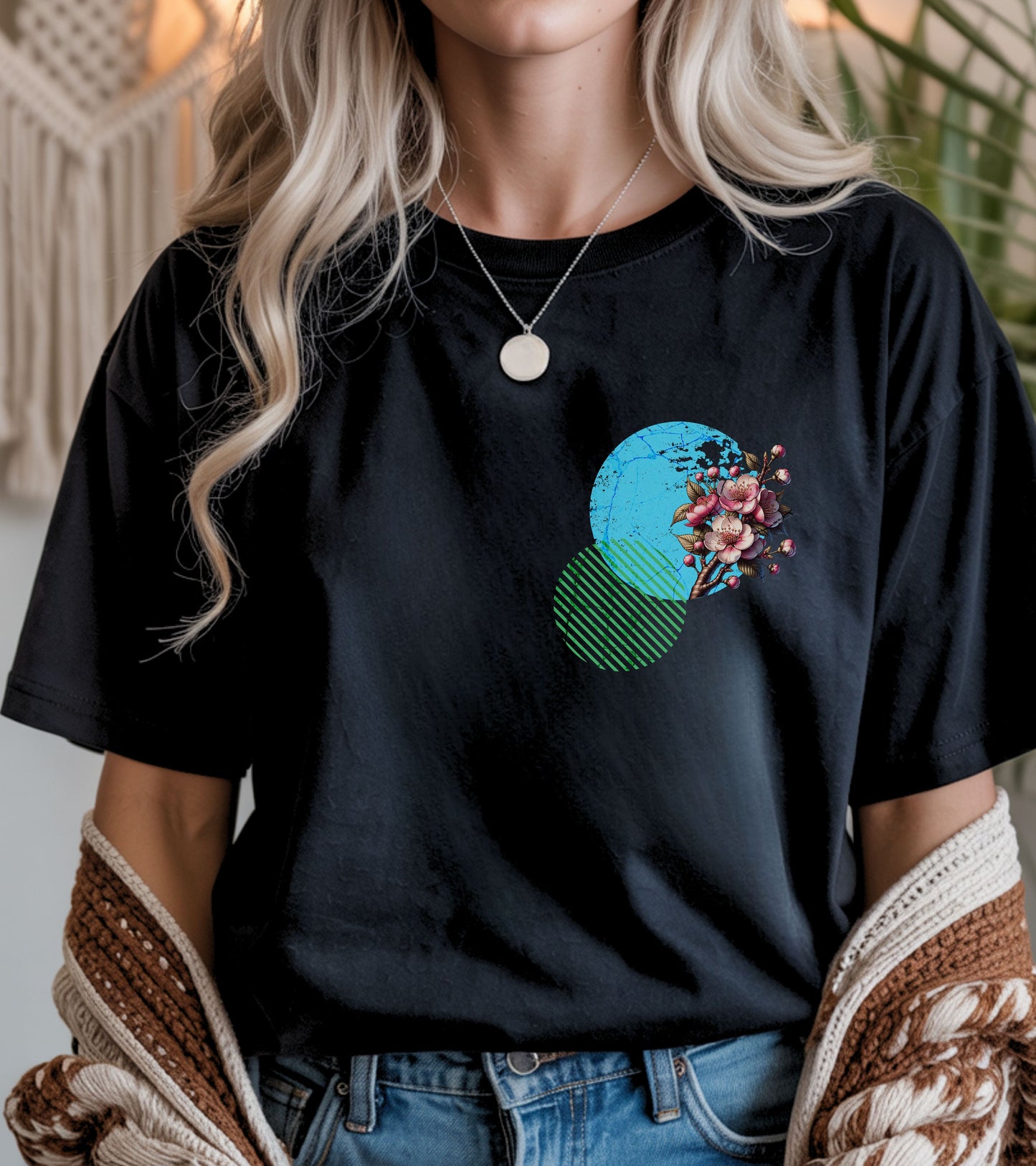 The Hawthorn, birth month May flower T-shirt.