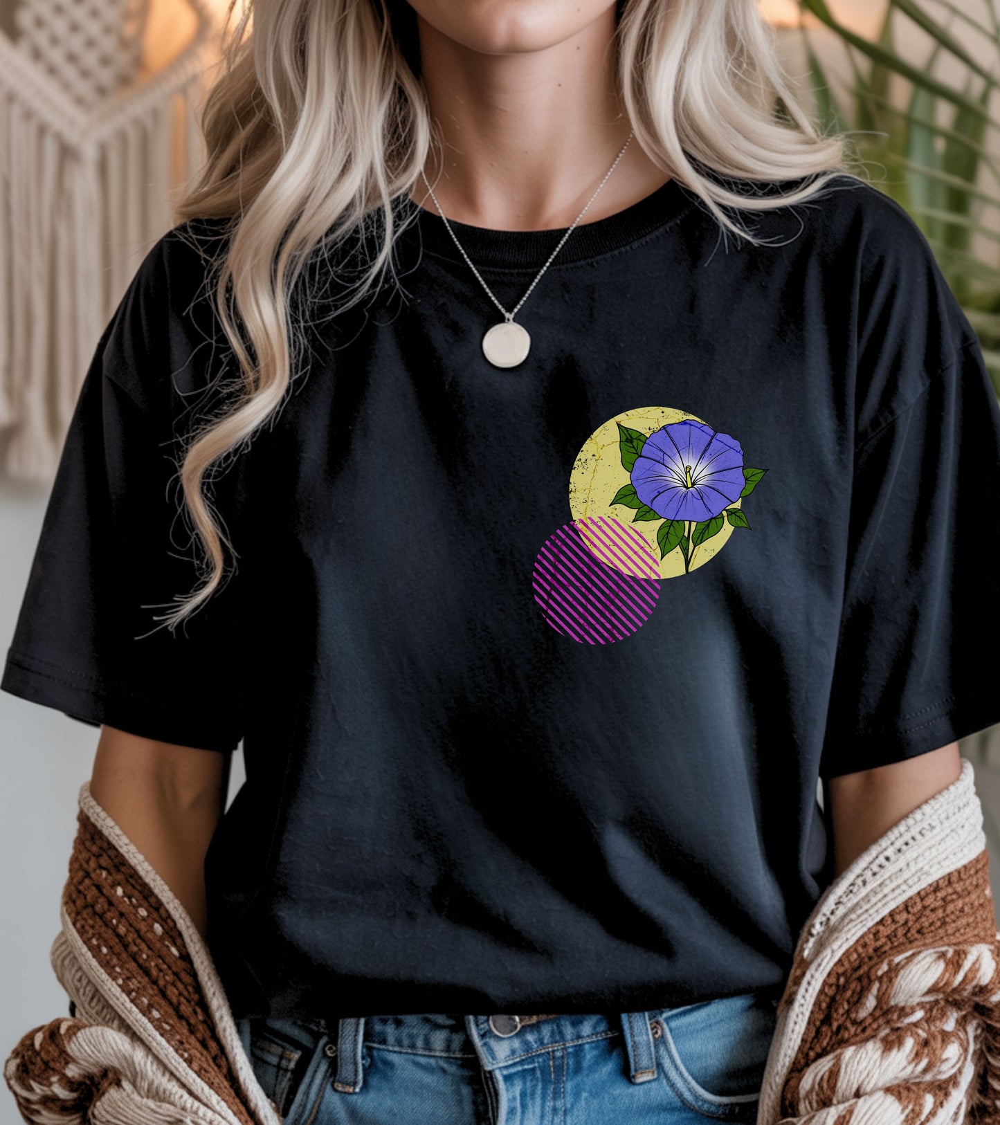 Morning Glory, birth month september flower T-shirt