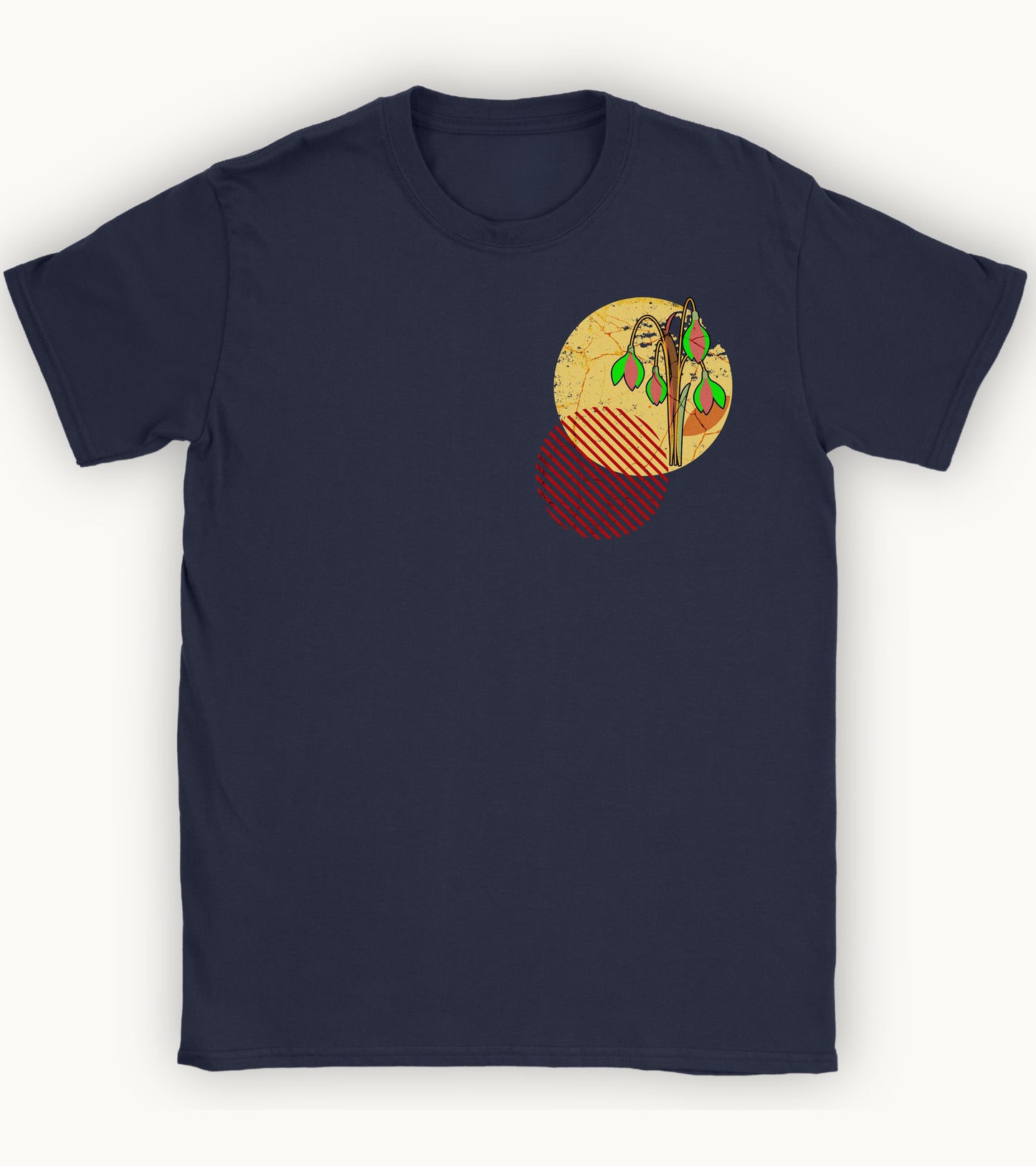 Snow drop, birth month January flower T-shirt