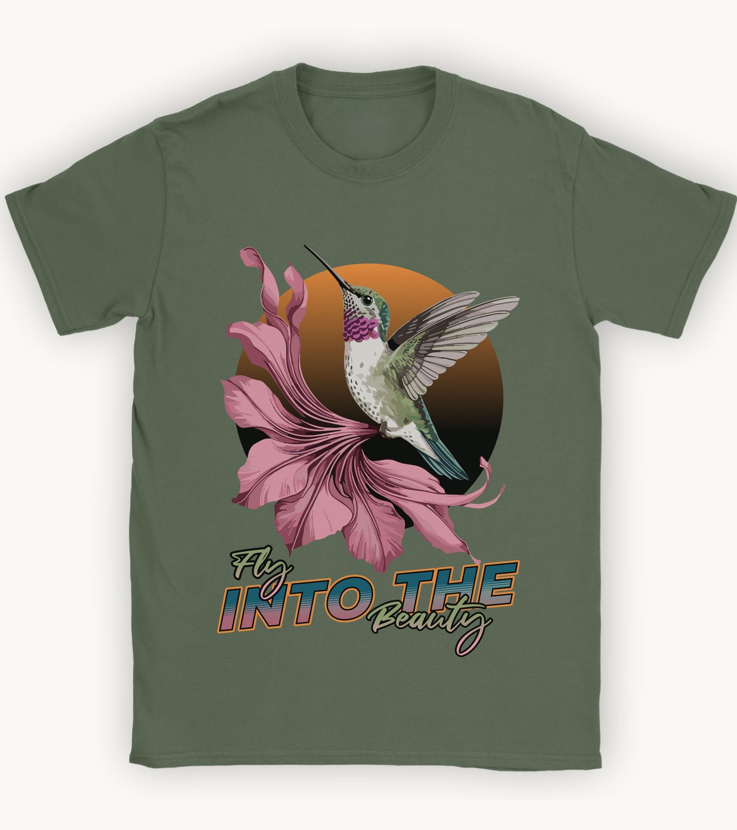 Fly into the beauty t-shirt.