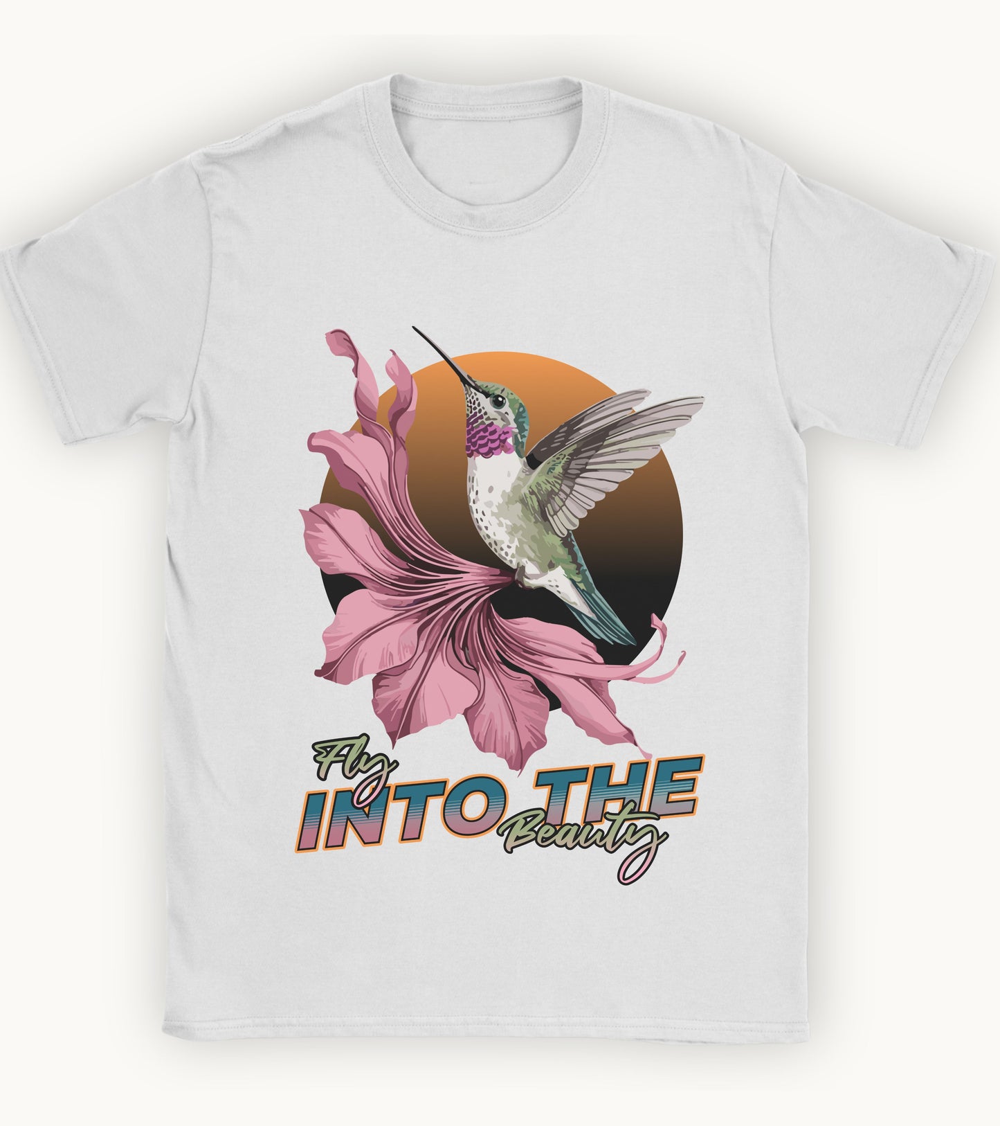 Fly into the beauty t-shirt.