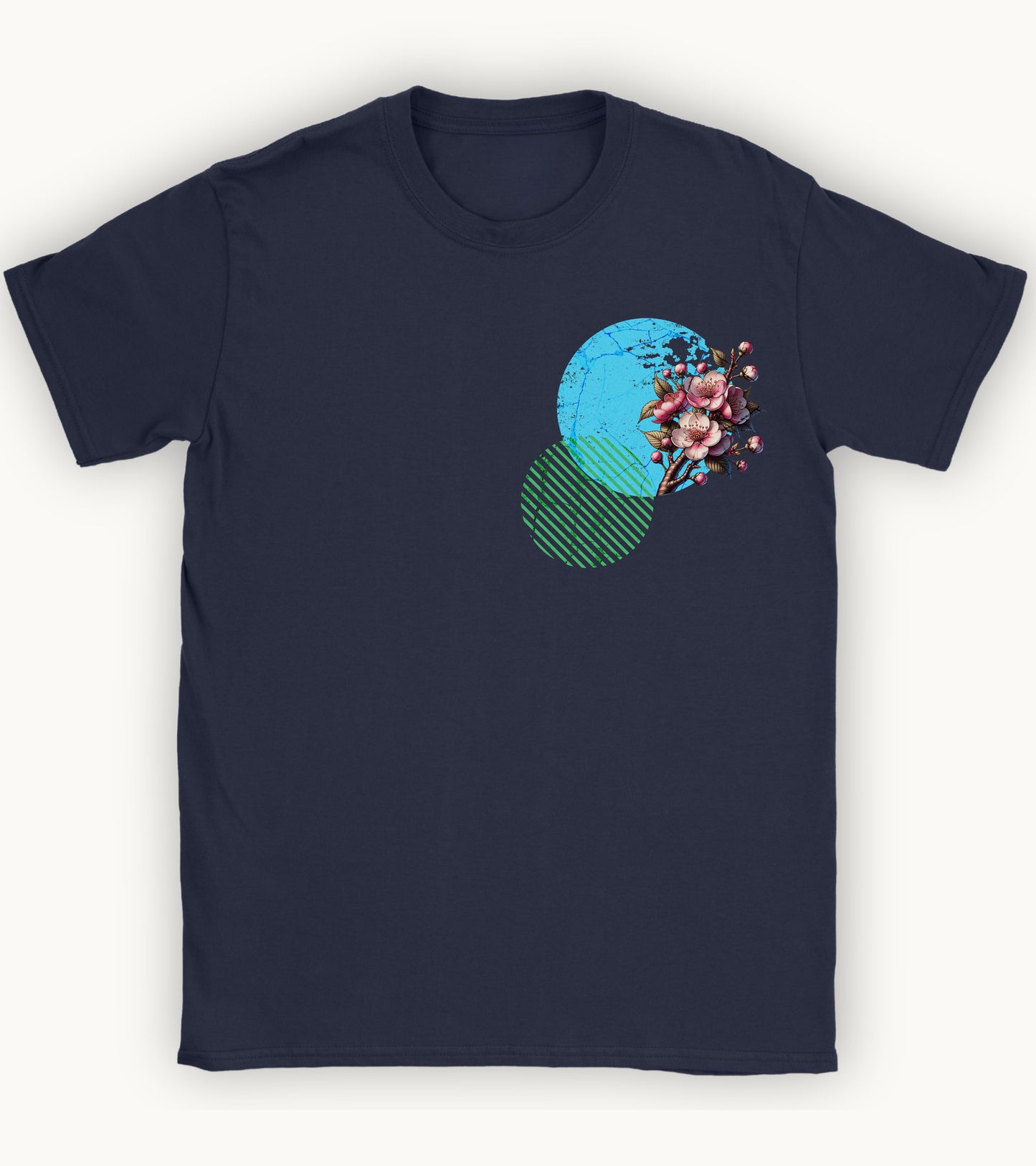 The Hawthorn, birth month May flower T-shirt.