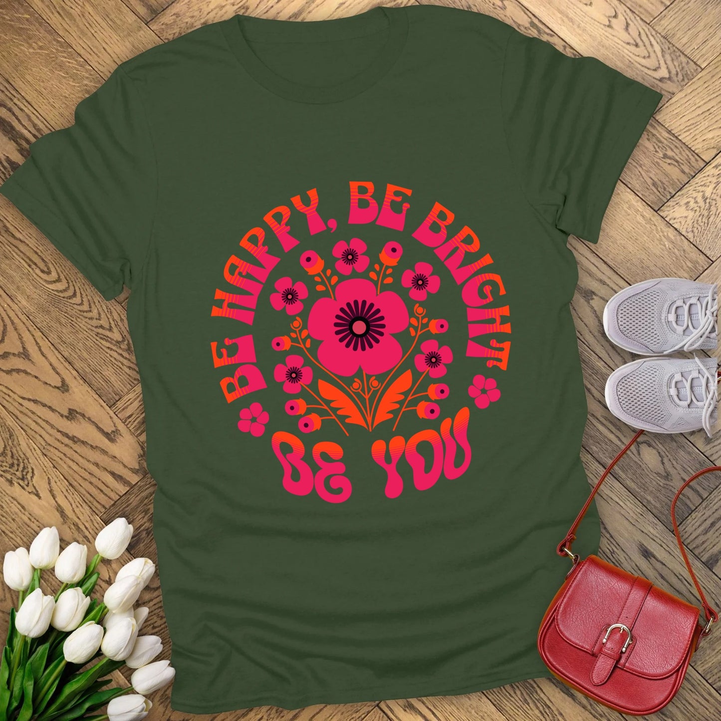 Be you floral t-shirt.