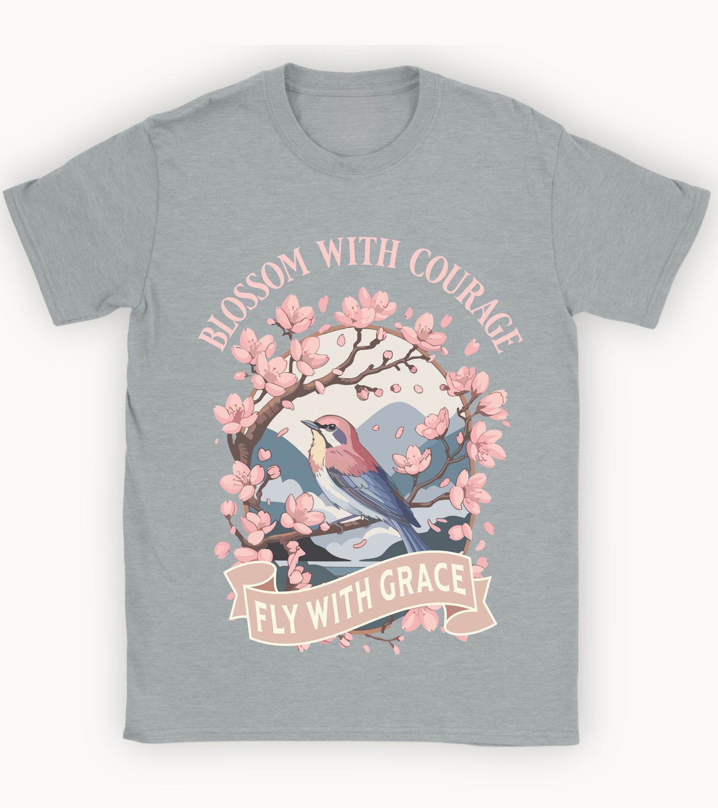 Blossom with courage t-shirt.