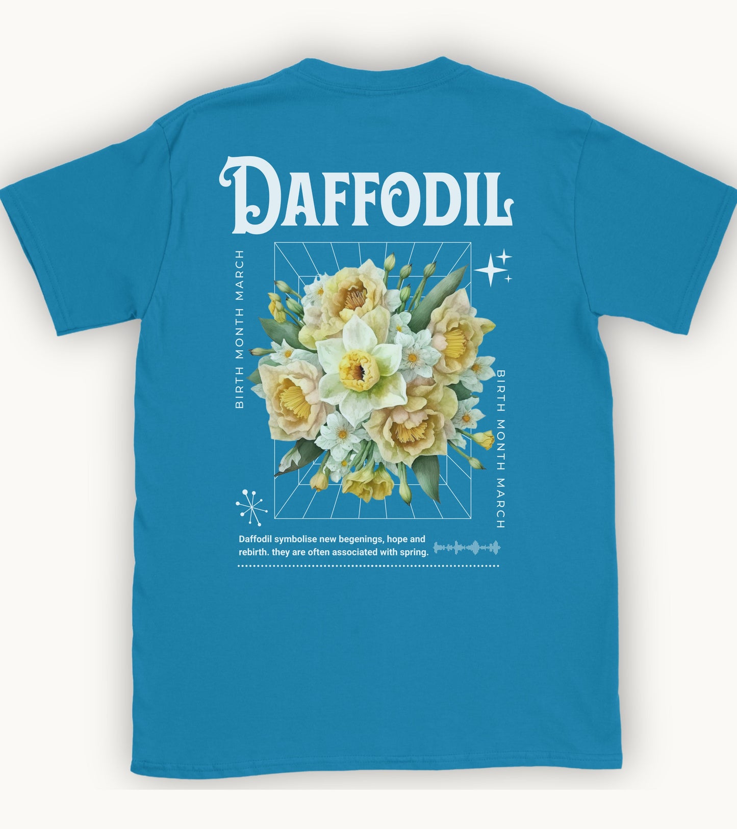 Daffodil, birth month march flower T-shirt