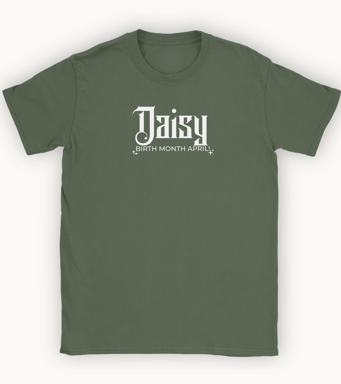 Daisy, Birth month April flower T-shirt