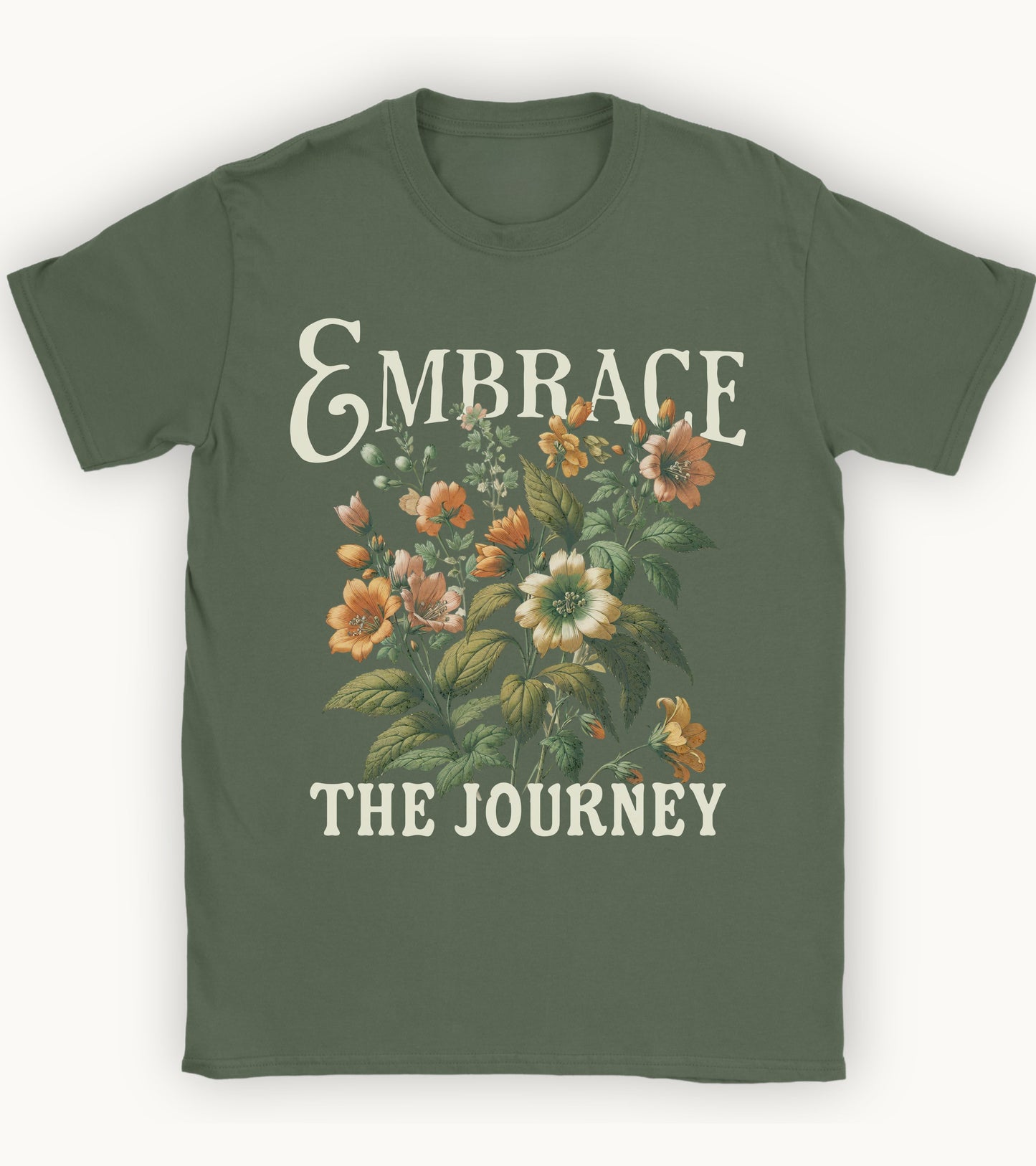 Embrace the Journey T-shirt.