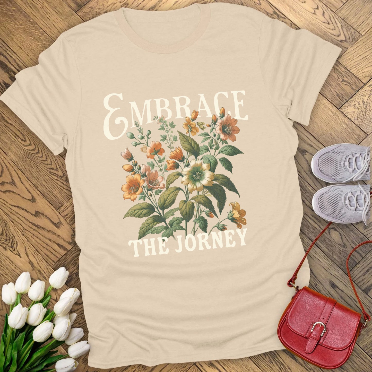 Embrace the journey t-shirt.