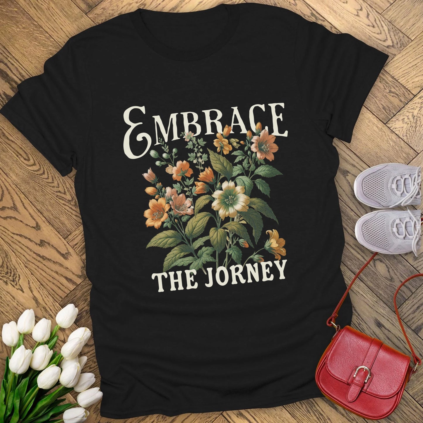 Embrace the journey t-shirt.