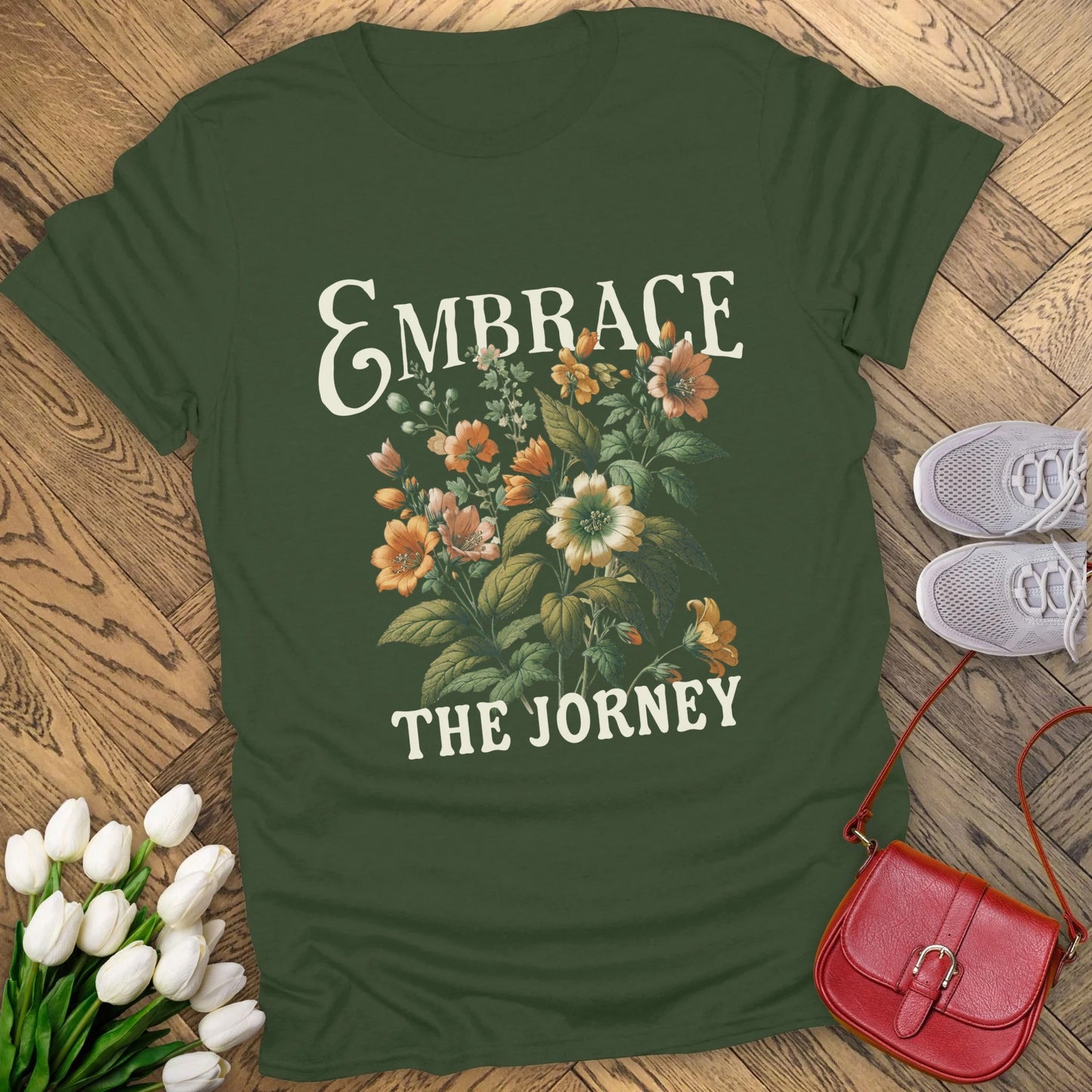 Embrace the journey t-shirt.