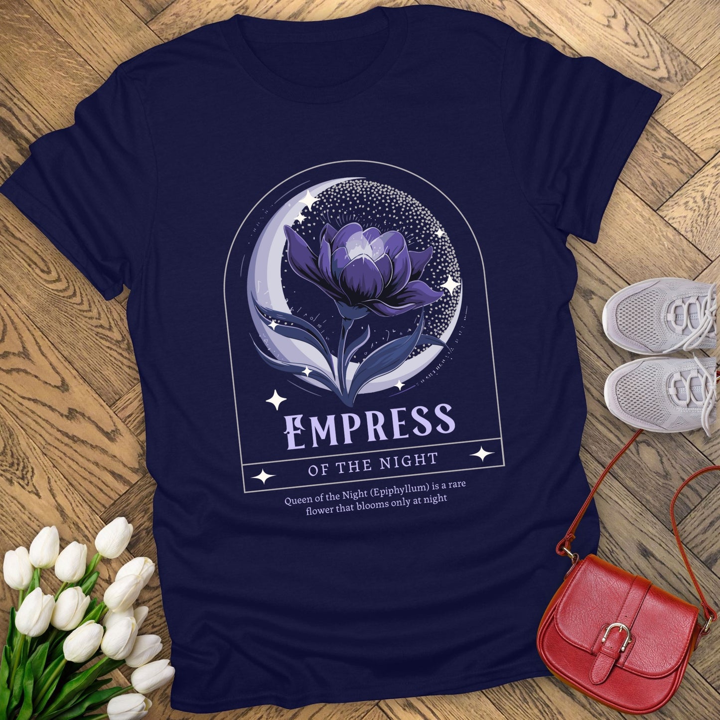 Empress of the Night – The Queen of the Night Flower T-shirt.