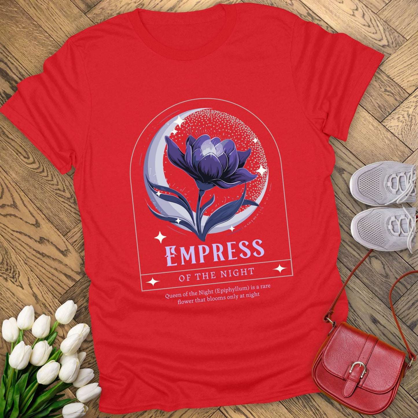 Empress of the Night – The Queen of the Night Flower T-shirt.