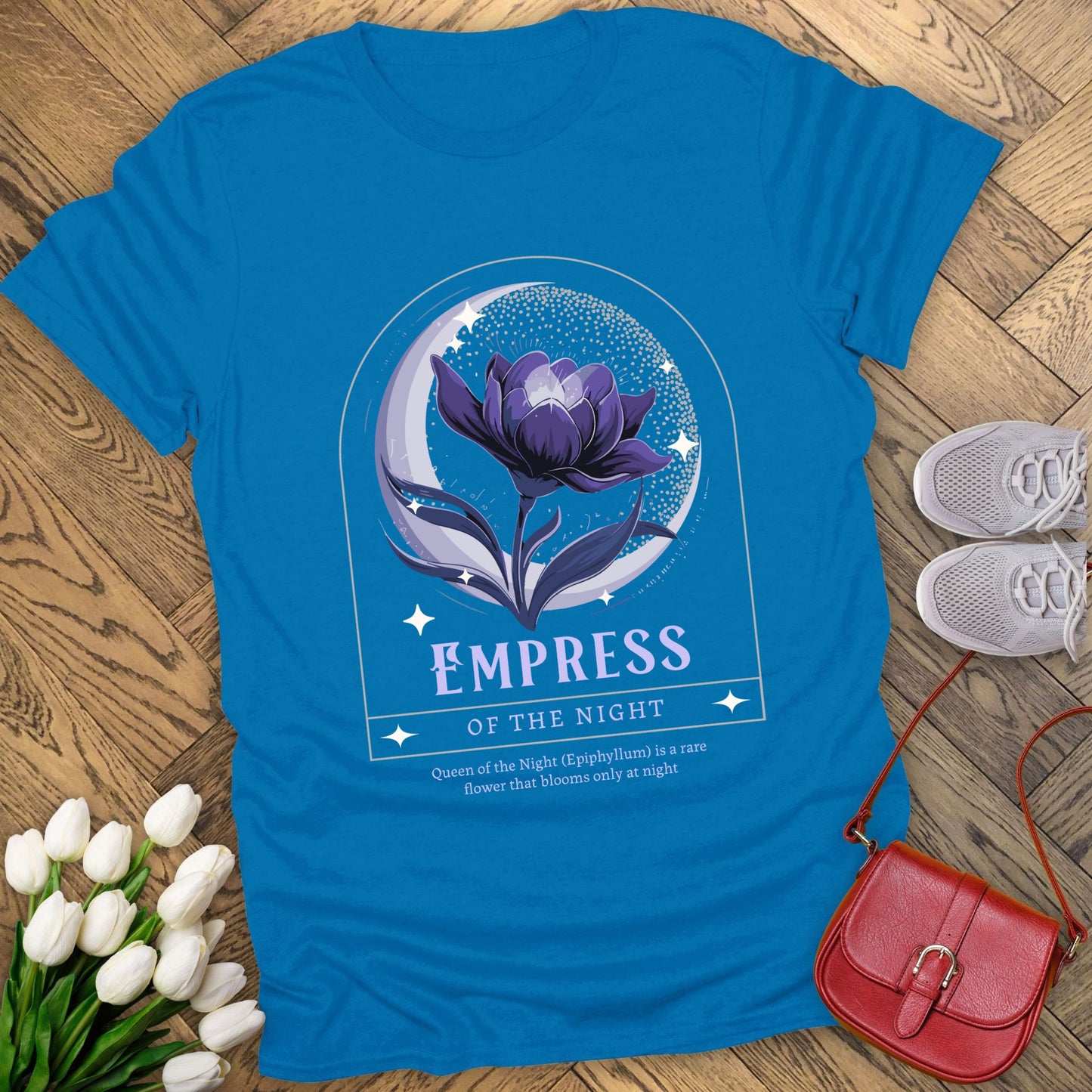 Empress of the Night – The Queen of the Night Flower T-shirt.
