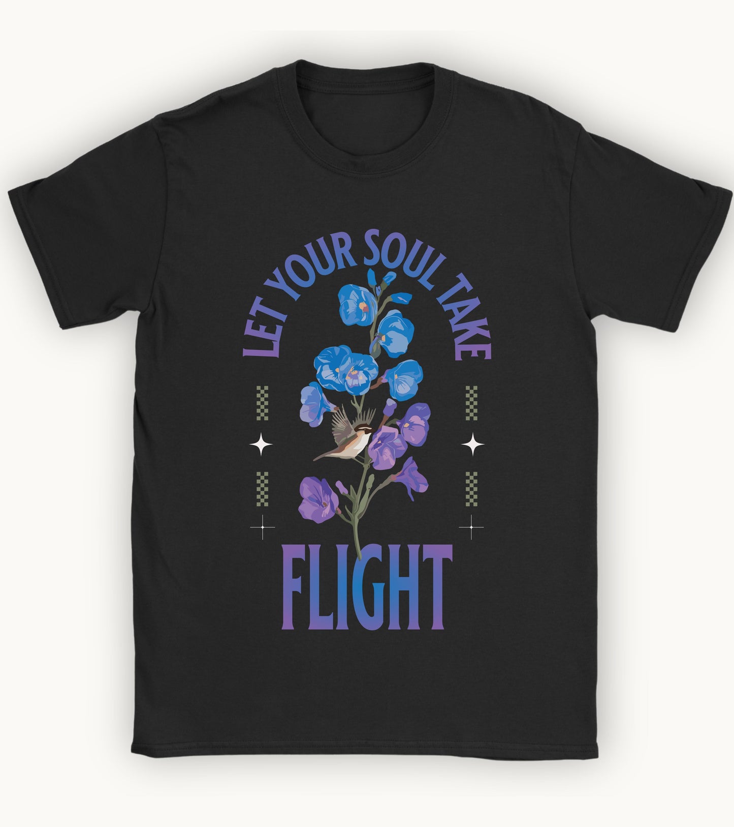 Let your Soul take Flight t-shirt.