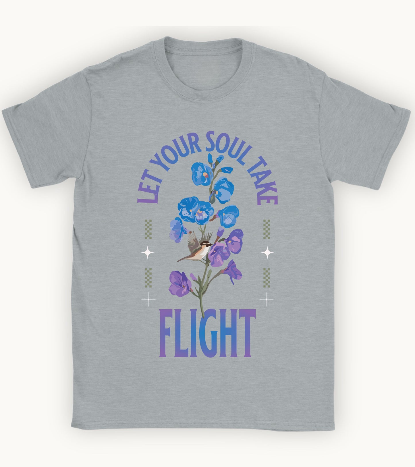 Let your Soul take Flight t-shirt.