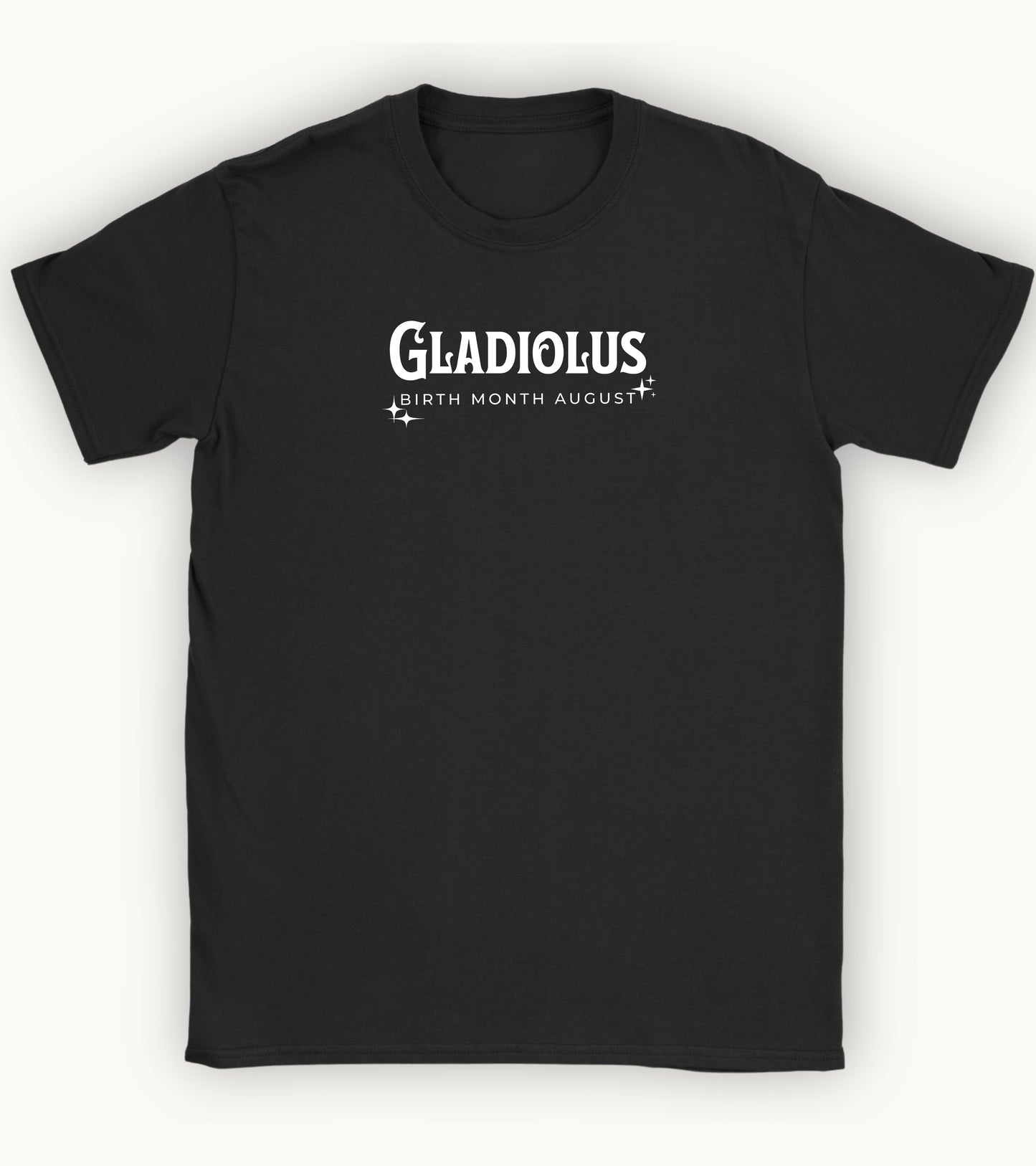 Gladiolus, birth month August flower T-shirt