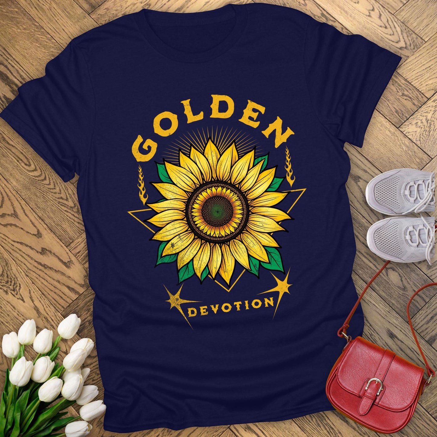 Golden Devotion T-shirt.