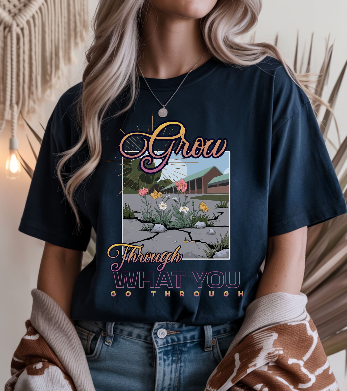Grow through what you go through T-shirt