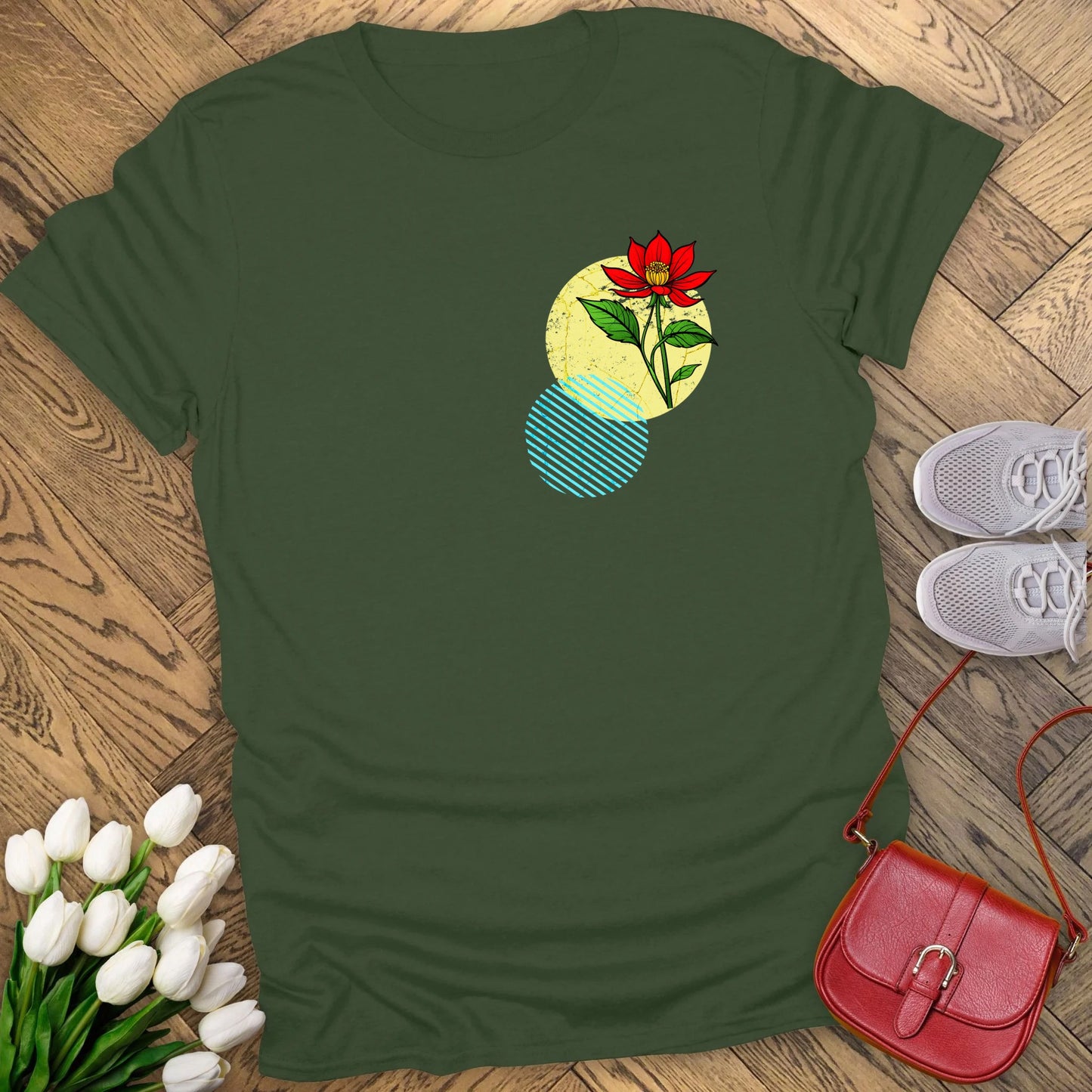 Holy, birth month december flower T-shirt