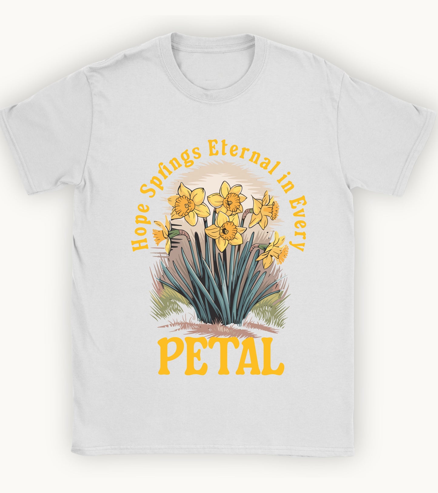 Hope springs eternal in every patel t-shirt.