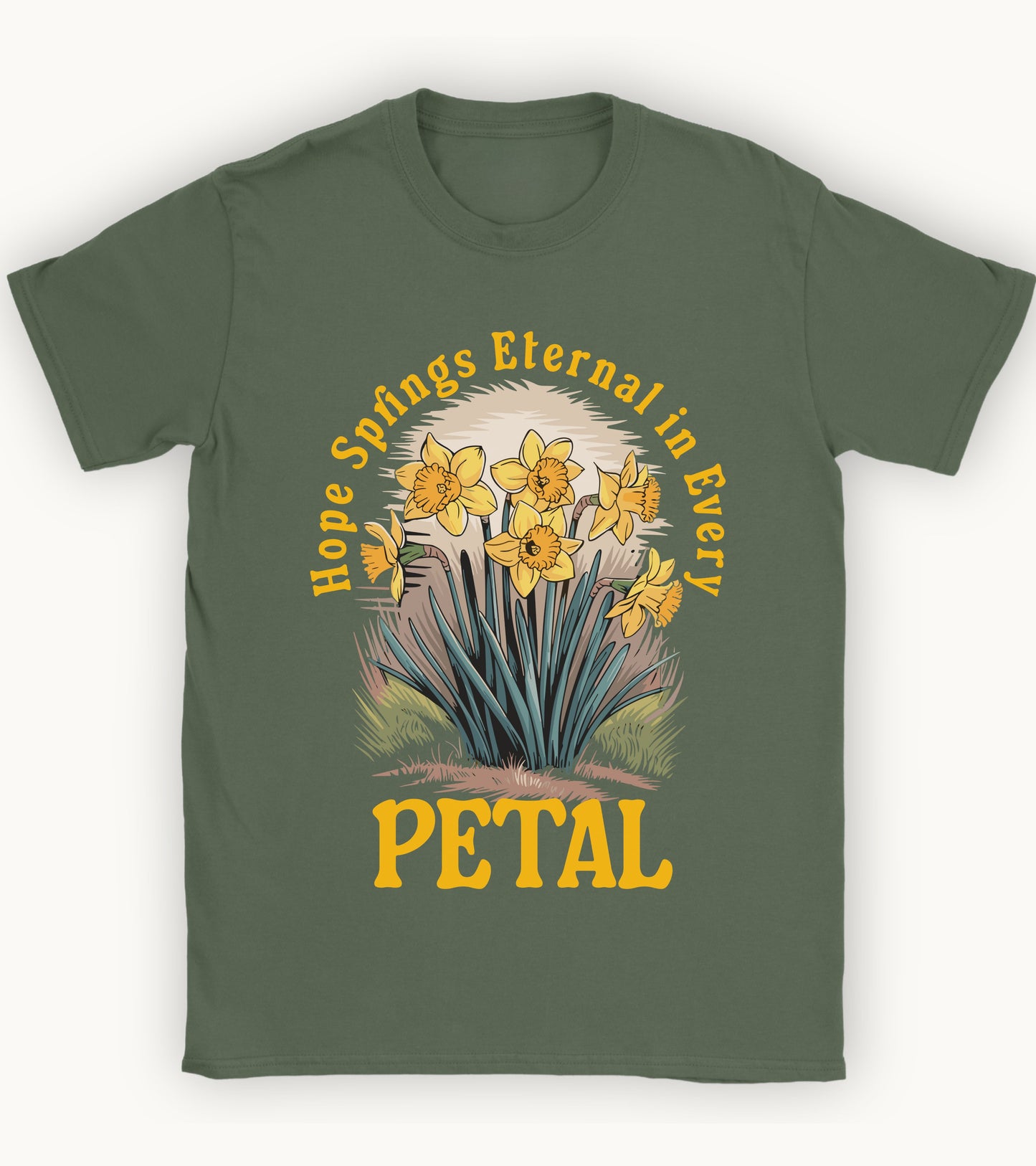 Hope springs eternal in every patel t-shirt.
