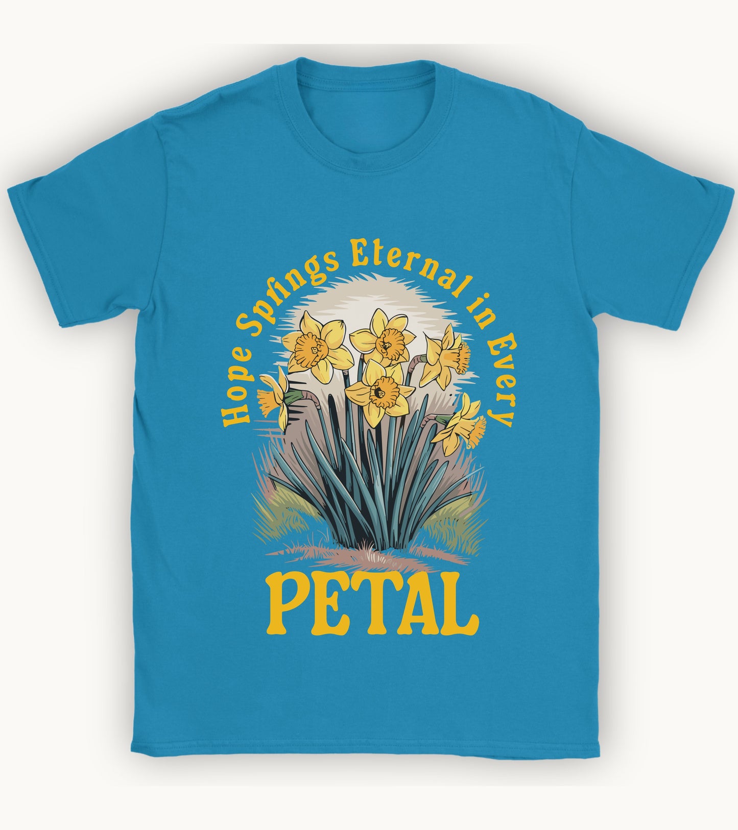 Hope springs eternal in every patel t-shirt.
