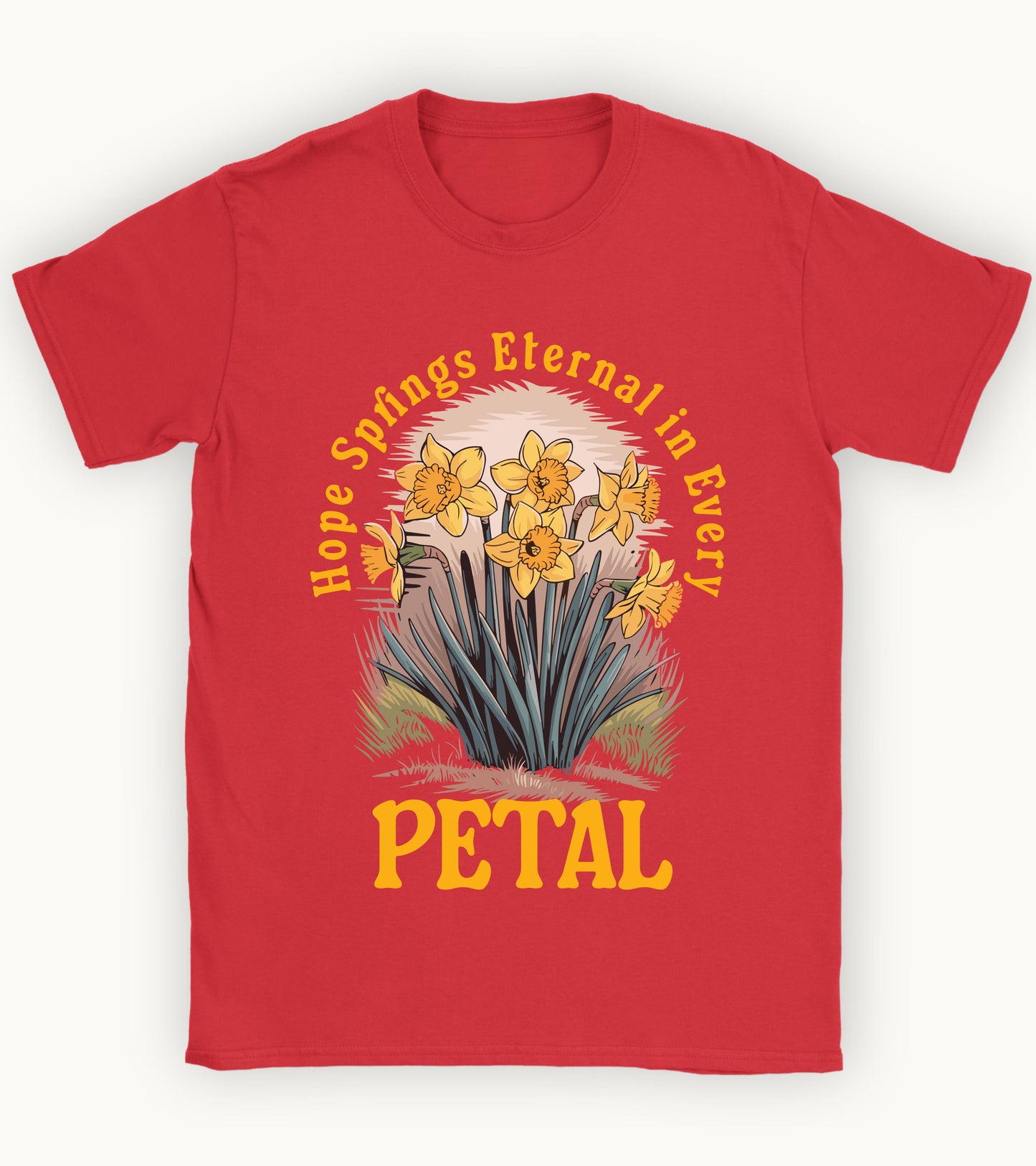 Hope springs eternal in every patel t-shirt.