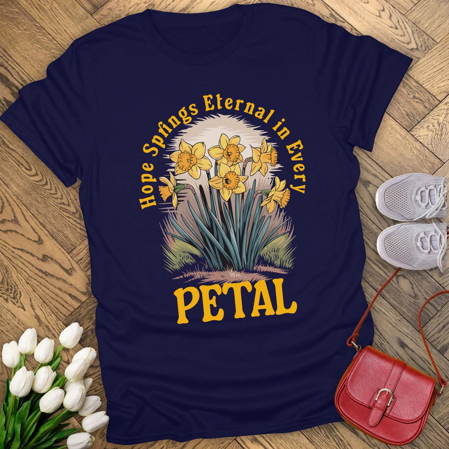 Hope springs eternal in every patel t-shirt.
